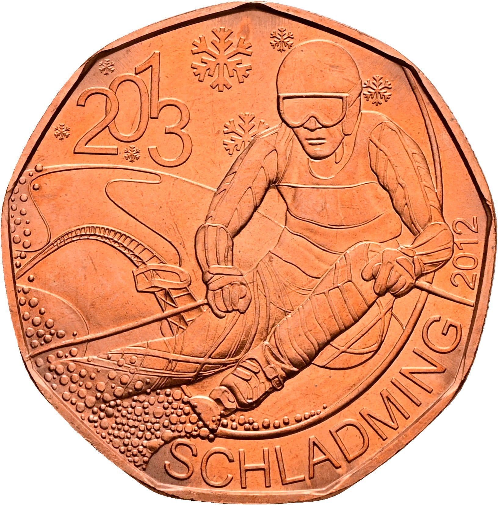 5 Euro 2012 – Rückseite