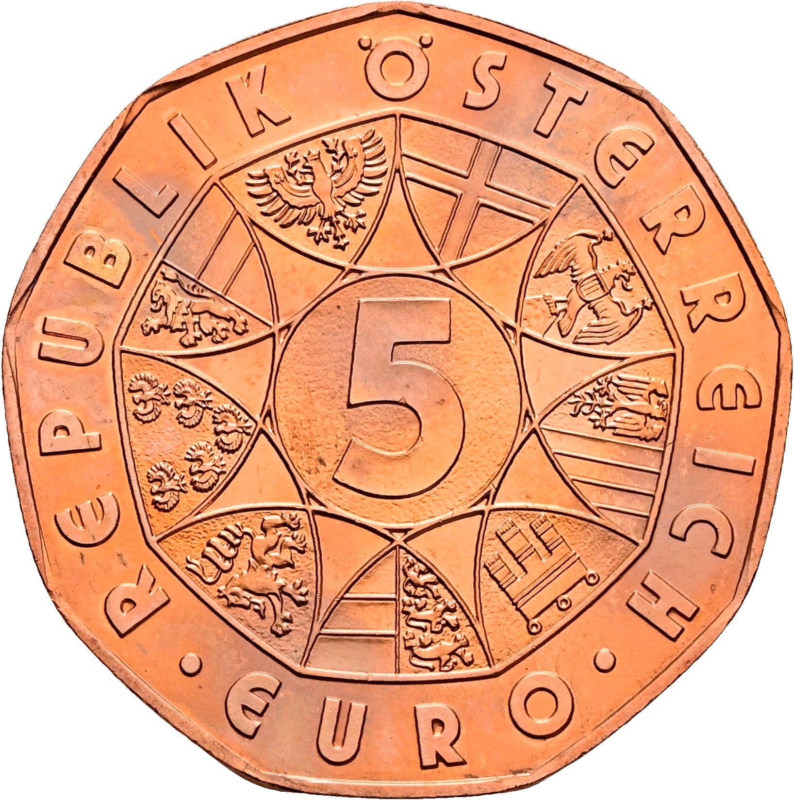 5 Euro 2011 – Vorderseite