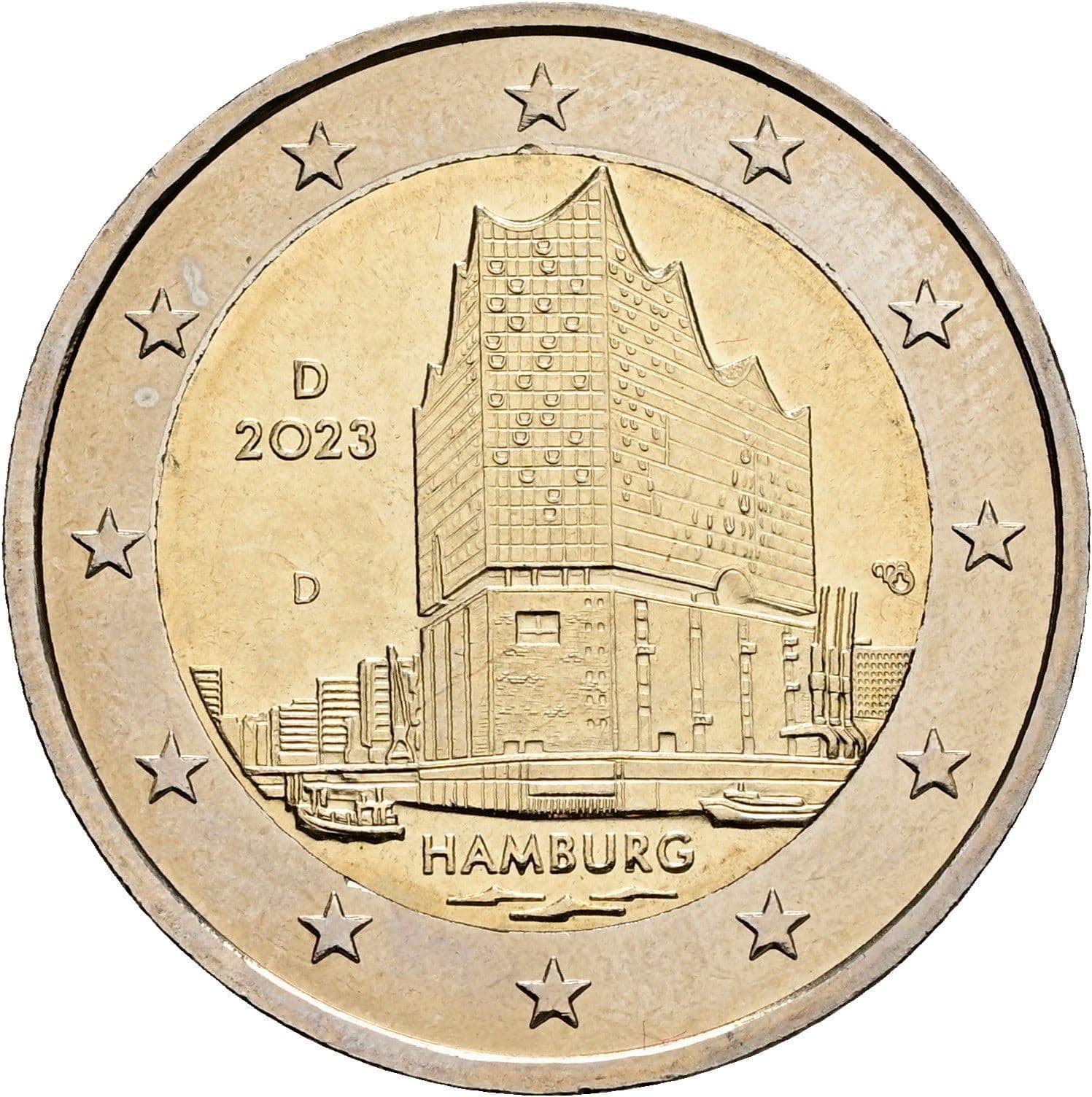 2 Euro 2023 D – Rückseite