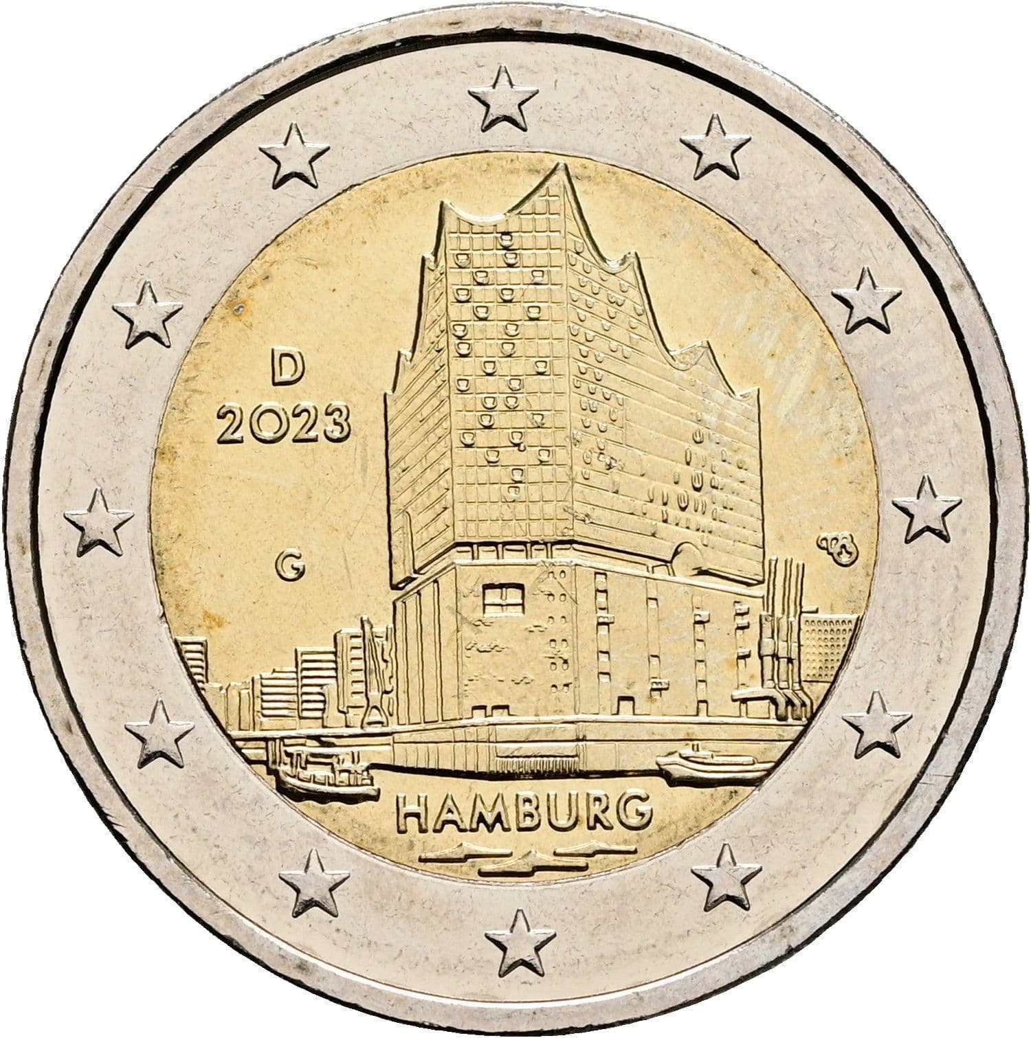 2 Euro 2023 G – Rückseite