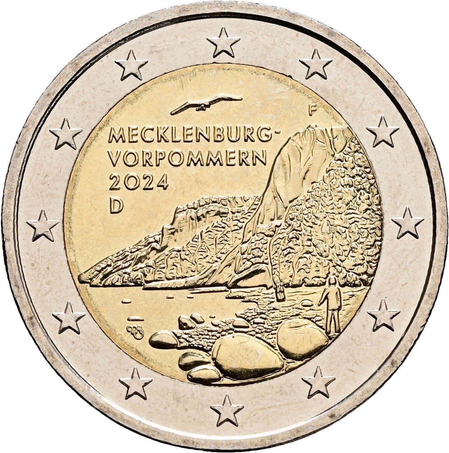 2 Euro 2024 F – Rückseite