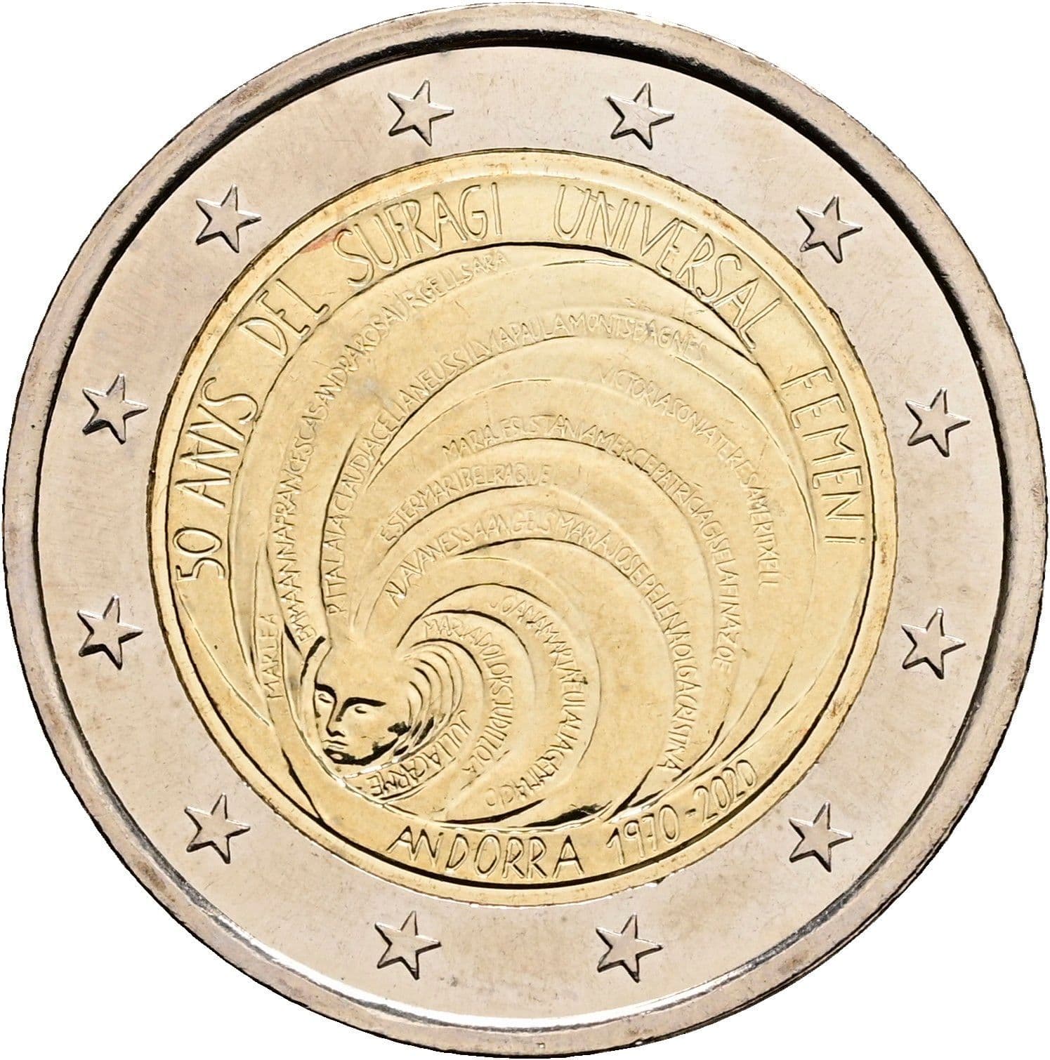 2 Euro 2020 – Rückseite