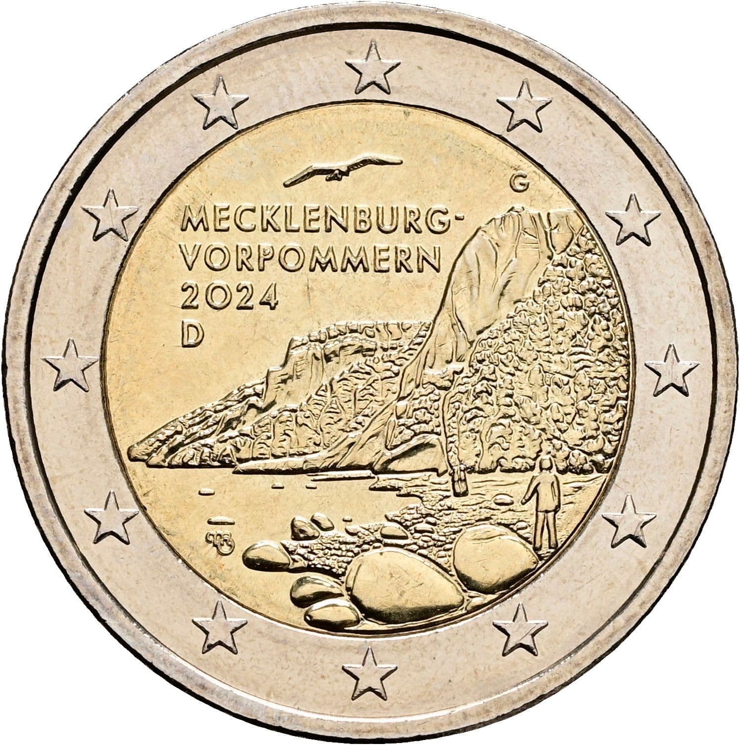 2 Euro 2024 G – Rückseite