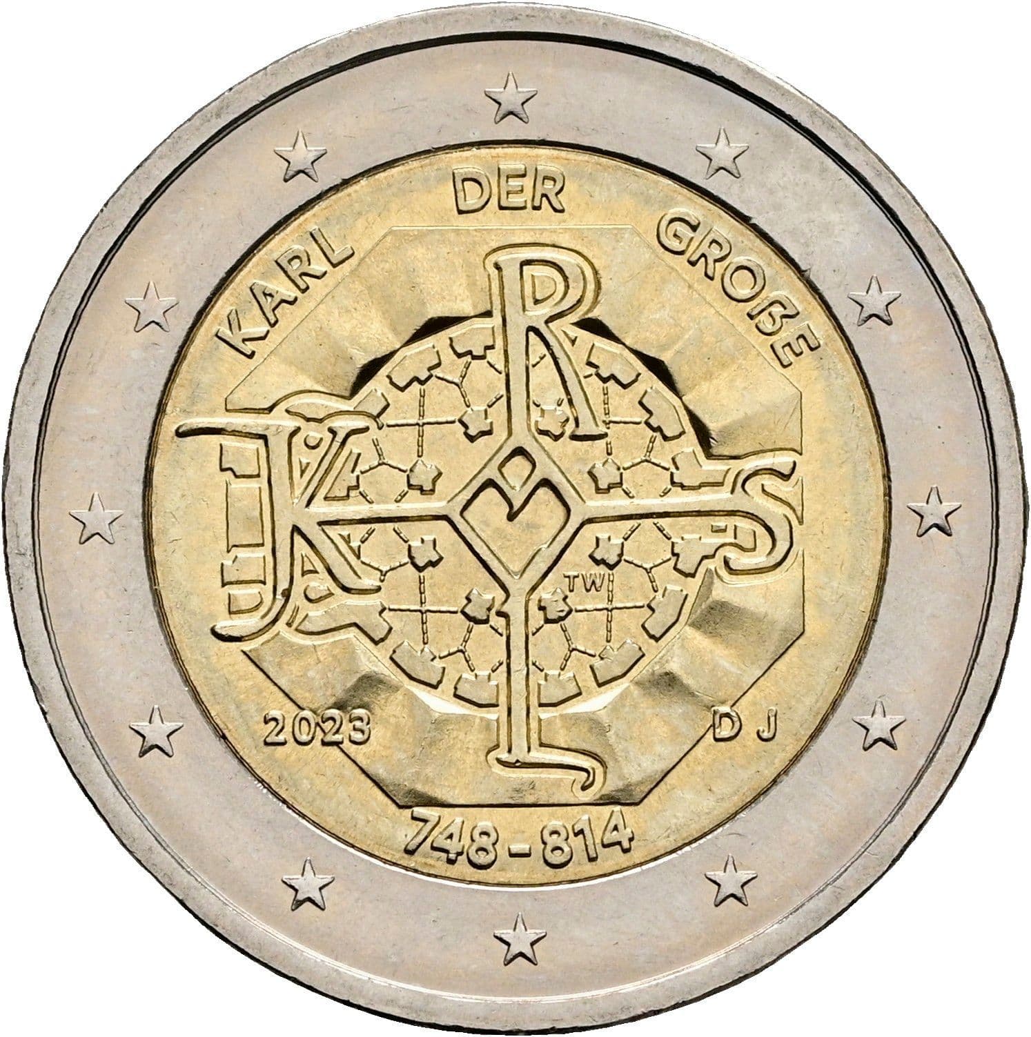 2 Euro 2023 J – Rückseite