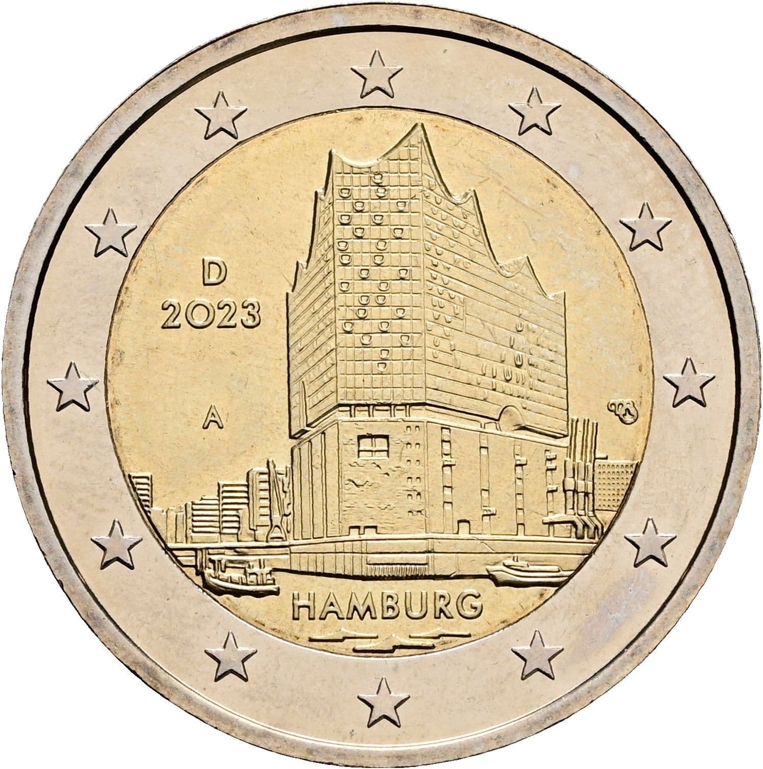 2 Euro 2023 A – Rückseite