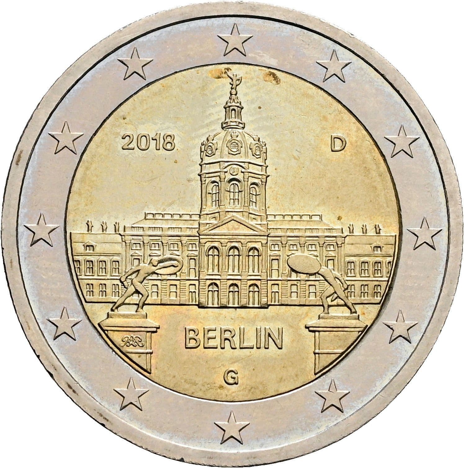 2 Euro 2018 G – Rückseite