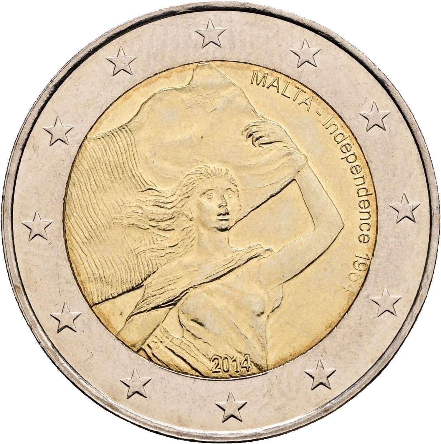 2 Euro 2014 – Rückseite