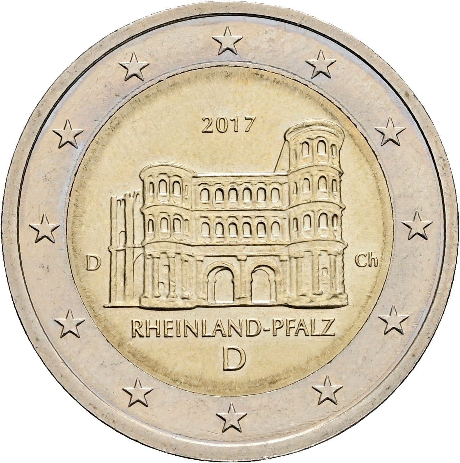 2 Euro 2017 D – Rückseite