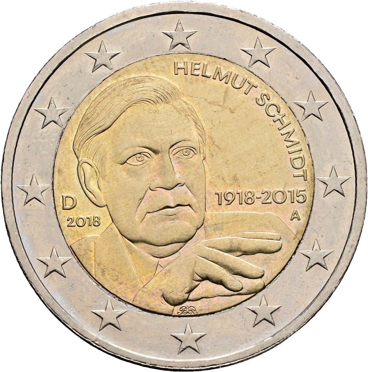 2 Euro 2018 A – Rückseite