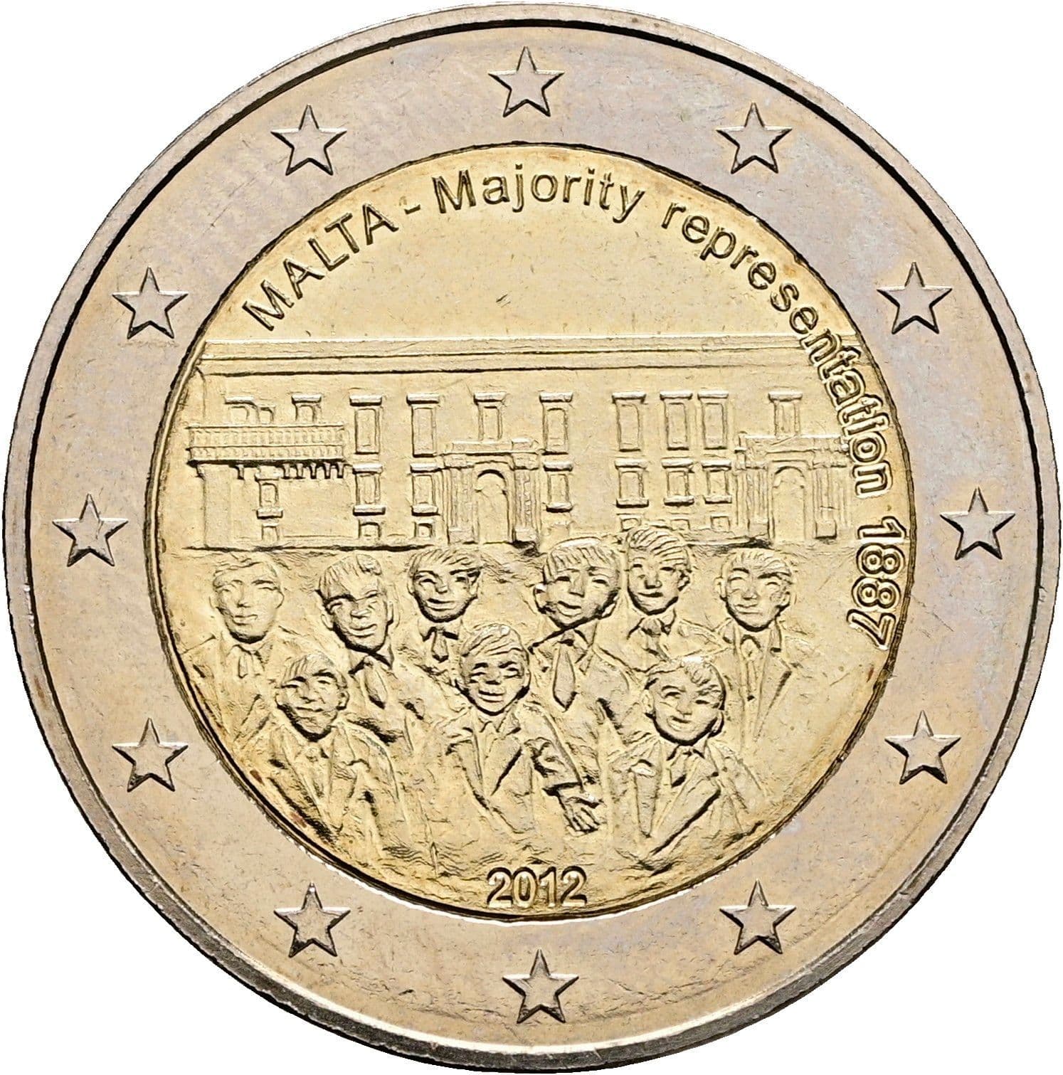 2 Euro 2012 – Rückseite