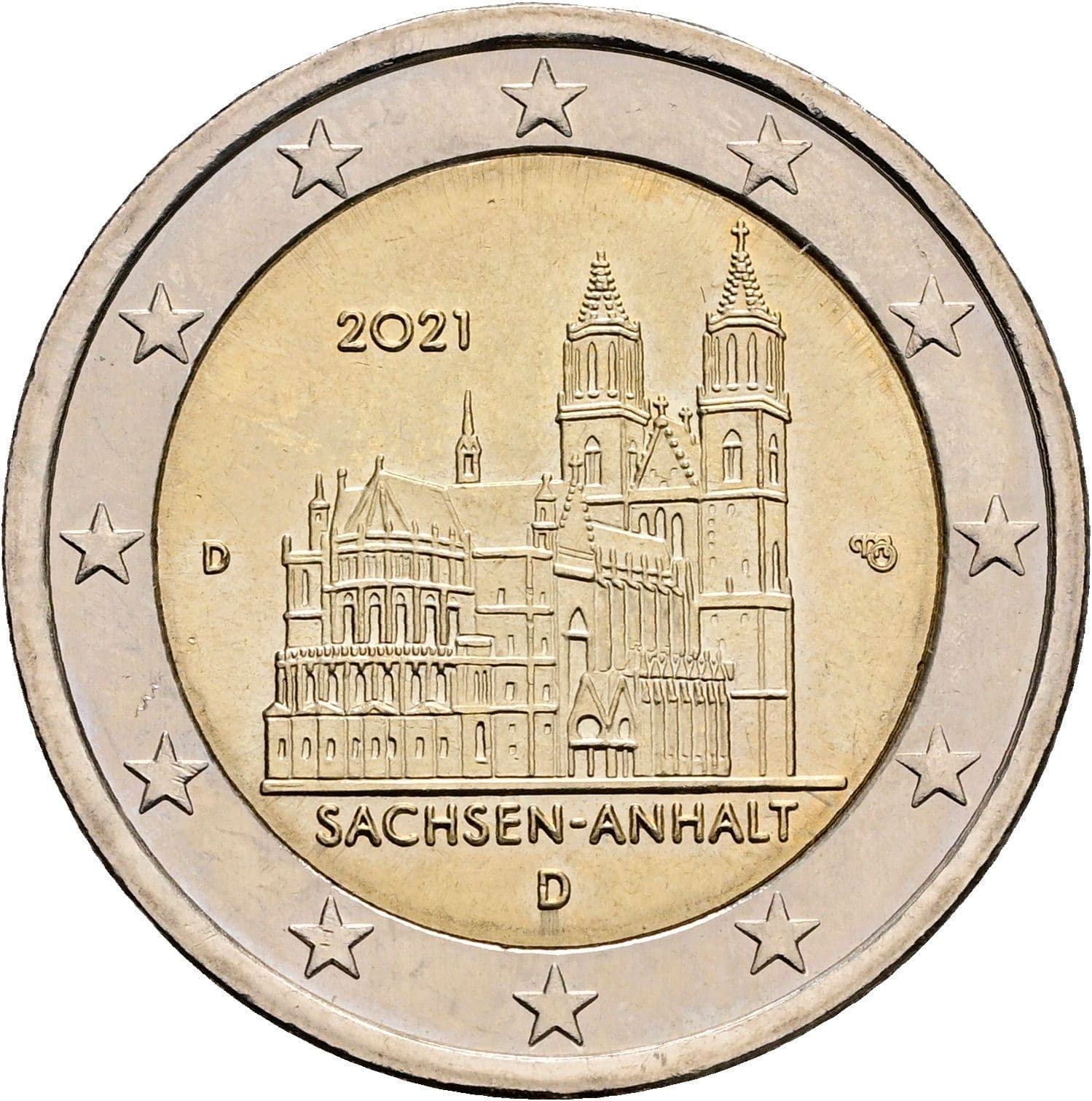 2 Euro 2021 D – Rückseite