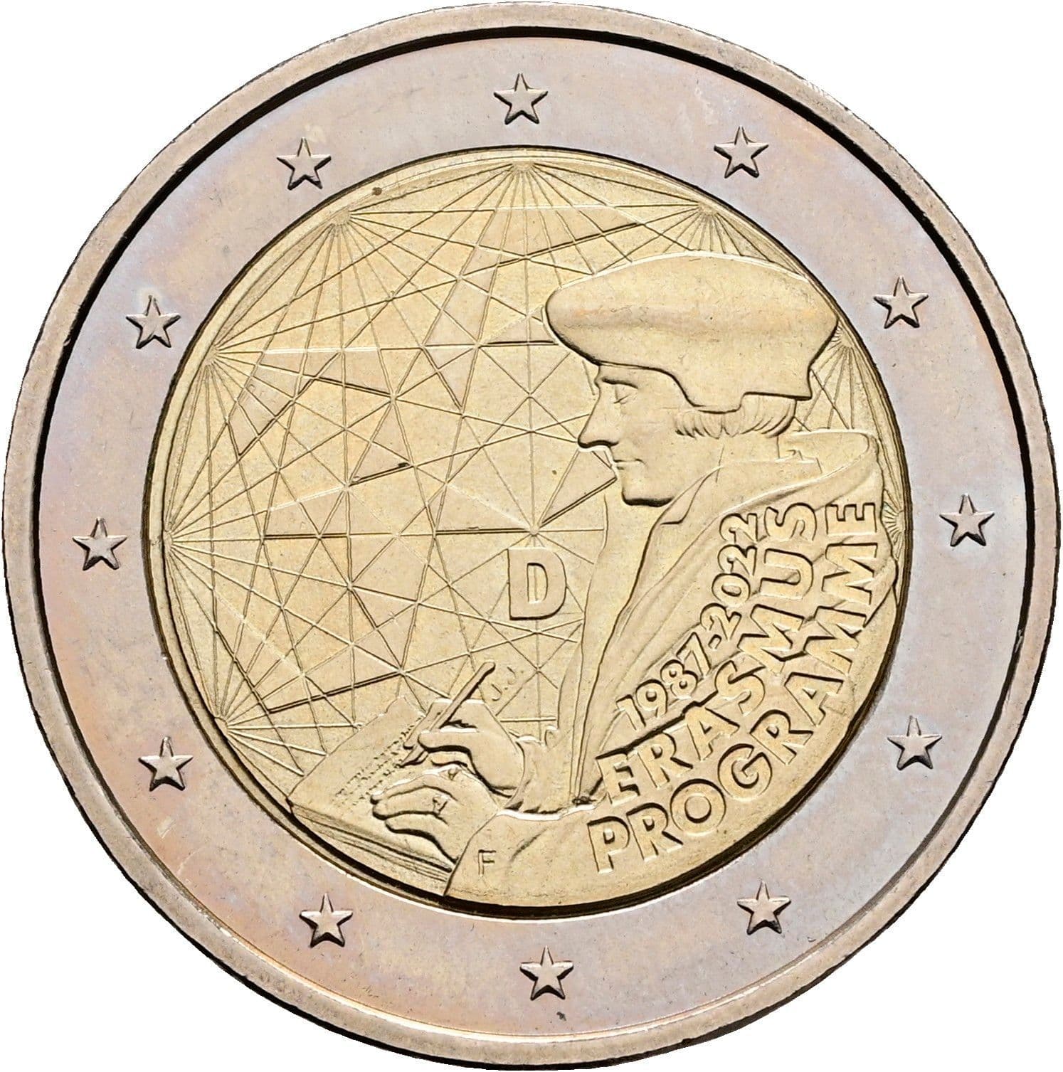 2 Euro 2022 F – Rückseite