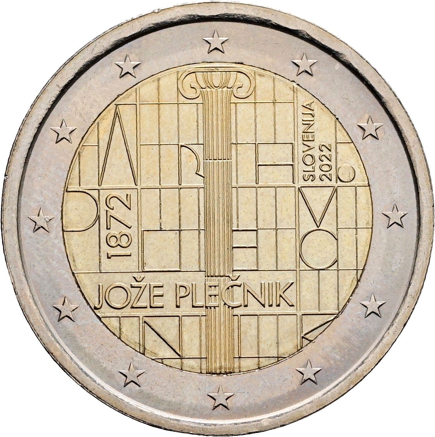 2 Euro 2022 – Rückseite