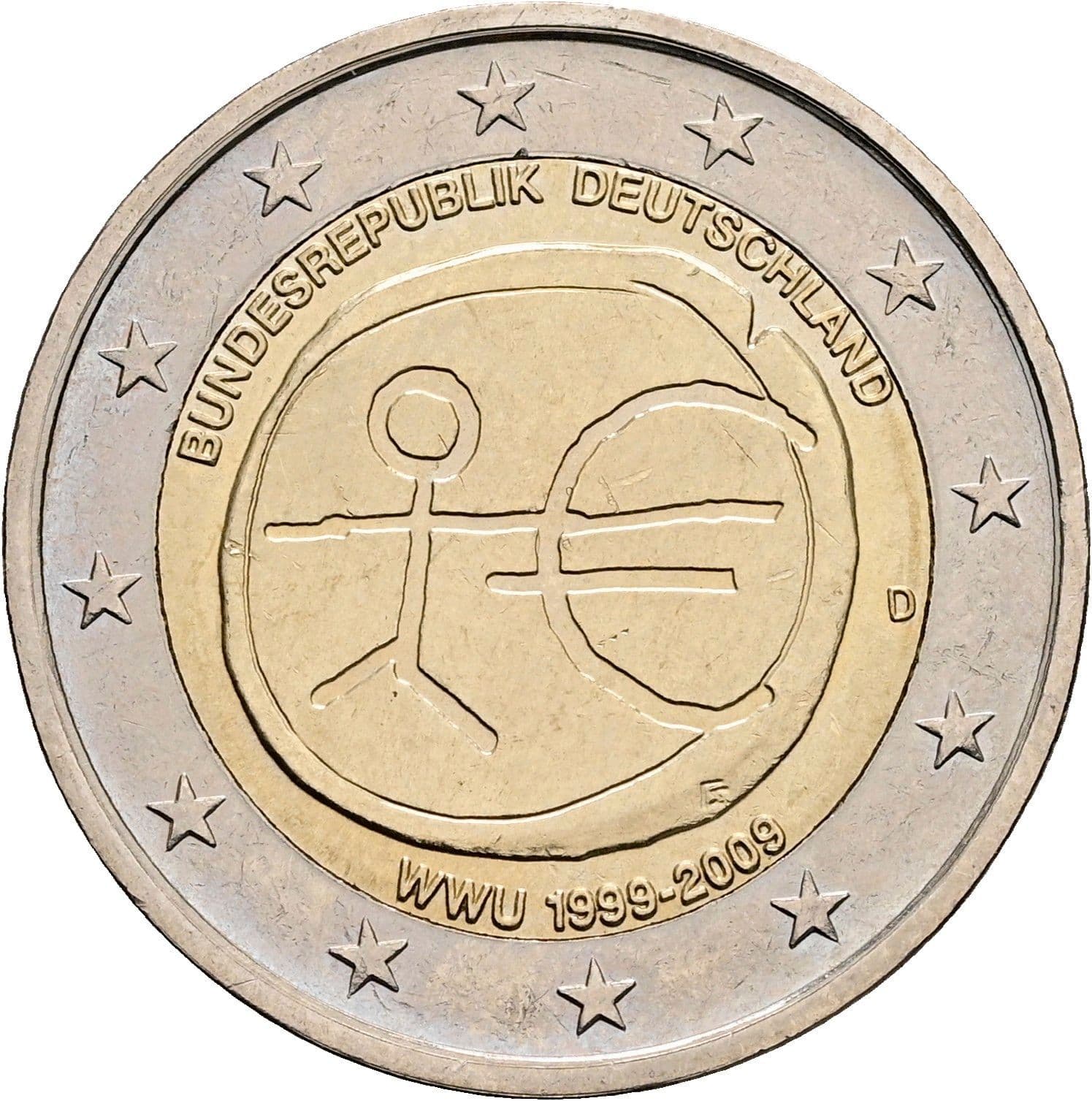 2 Euro 2009 D – Rückseite