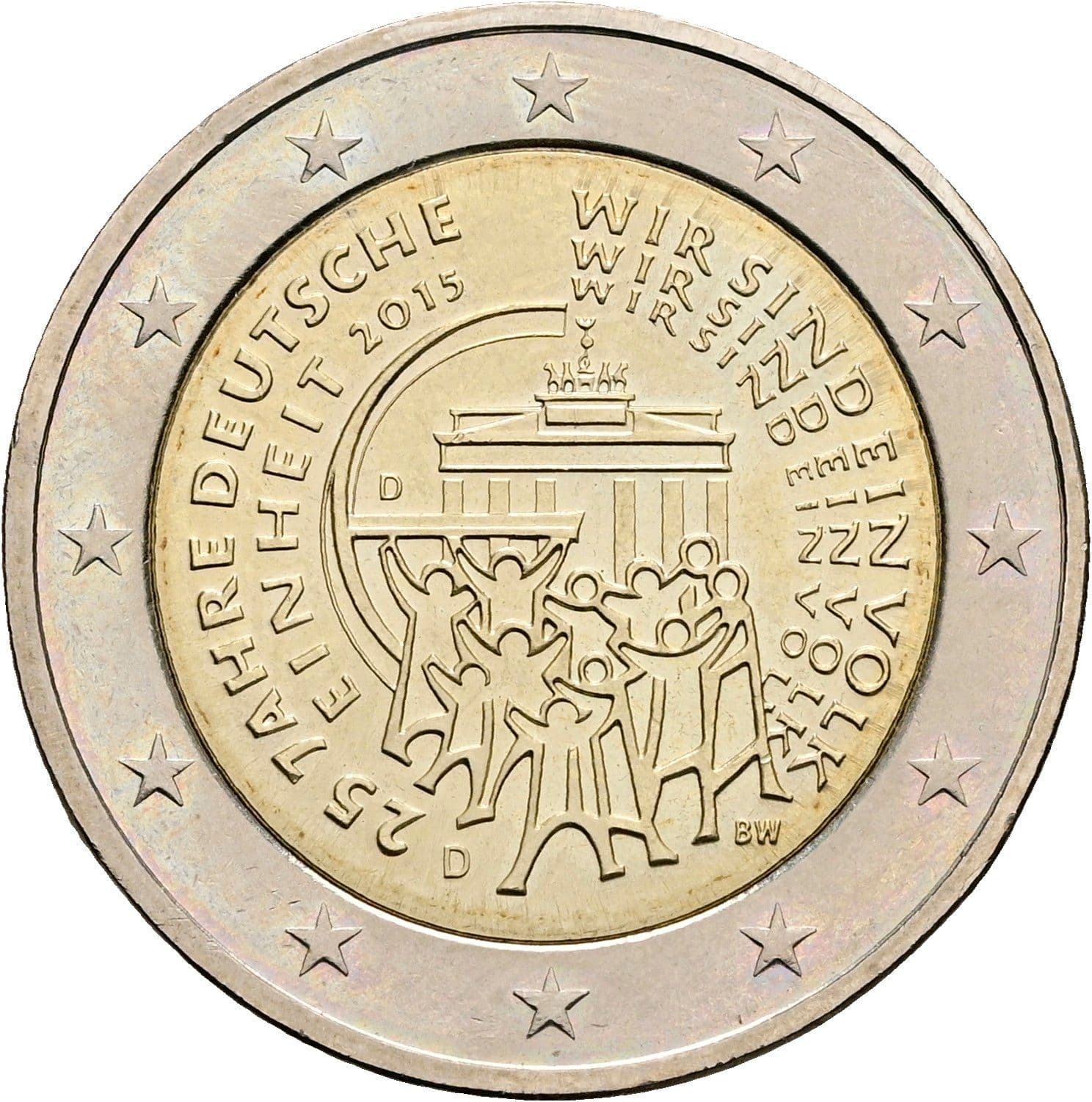2 Euro 2015 D – Rückseite