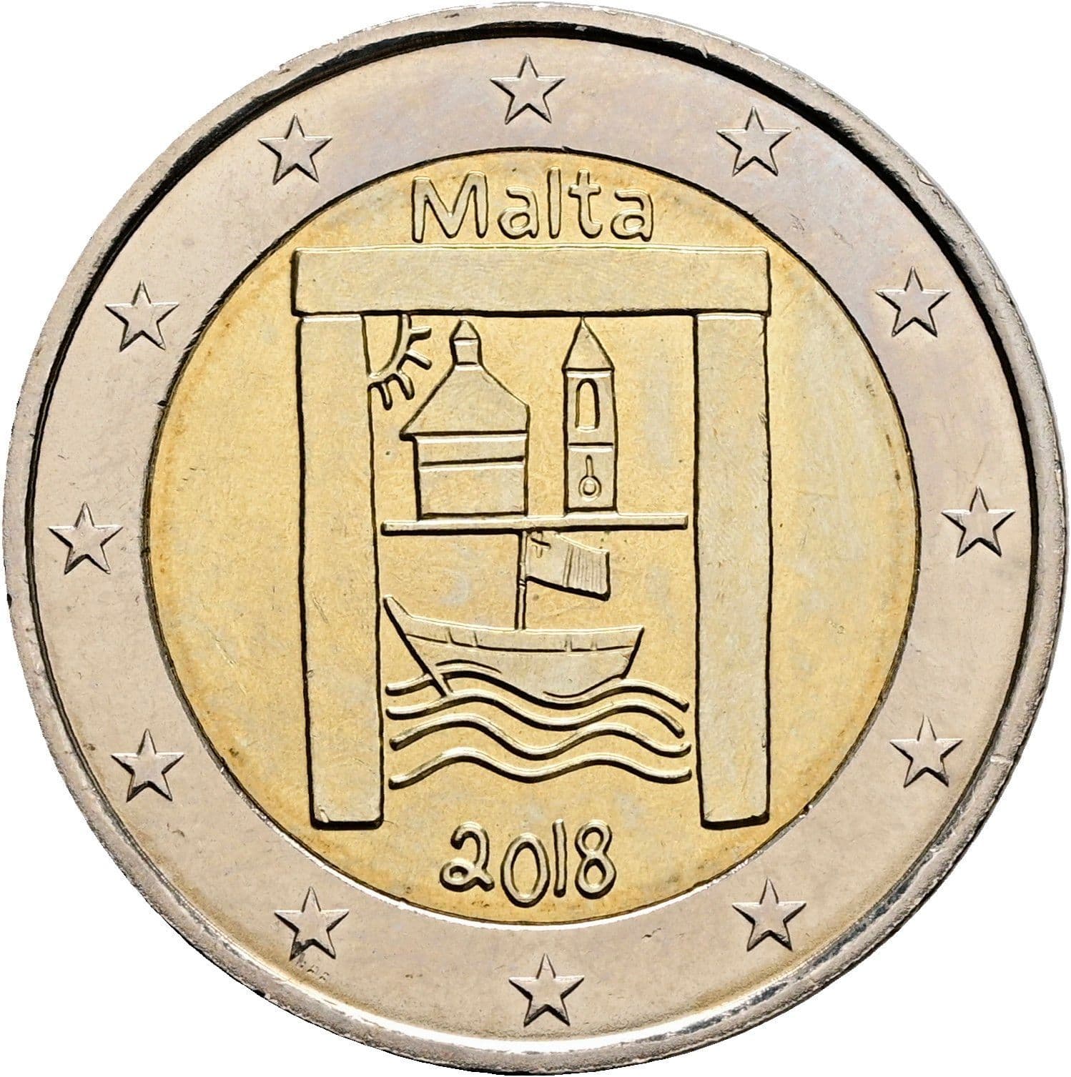 2 Euro 2018 – Rückseite