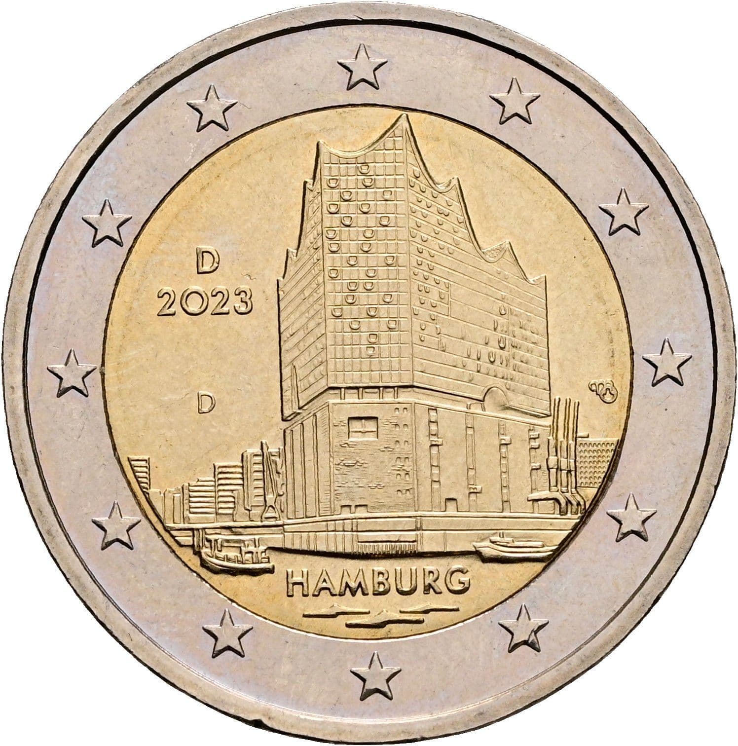 2 Euro 2023 D – Rückseite