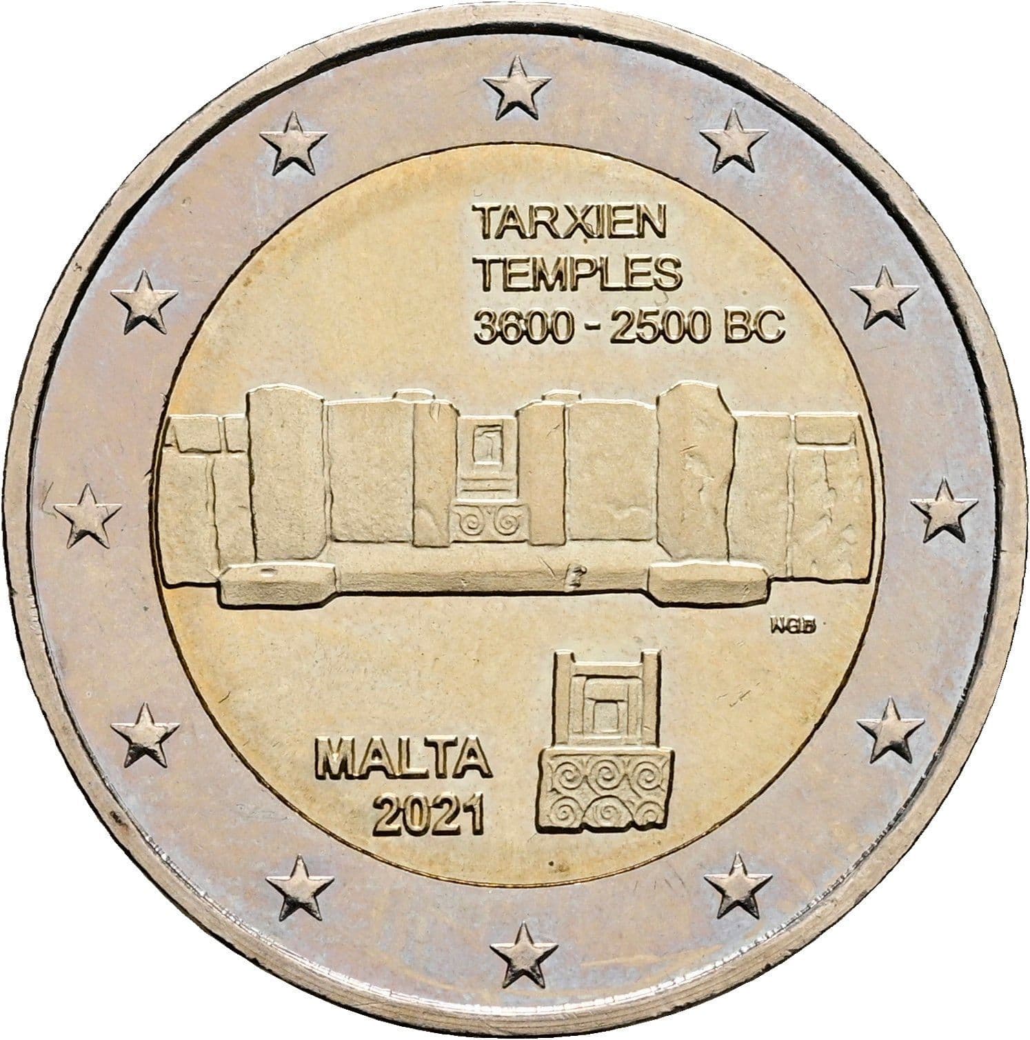 2 Euro 2021 – Rückseite