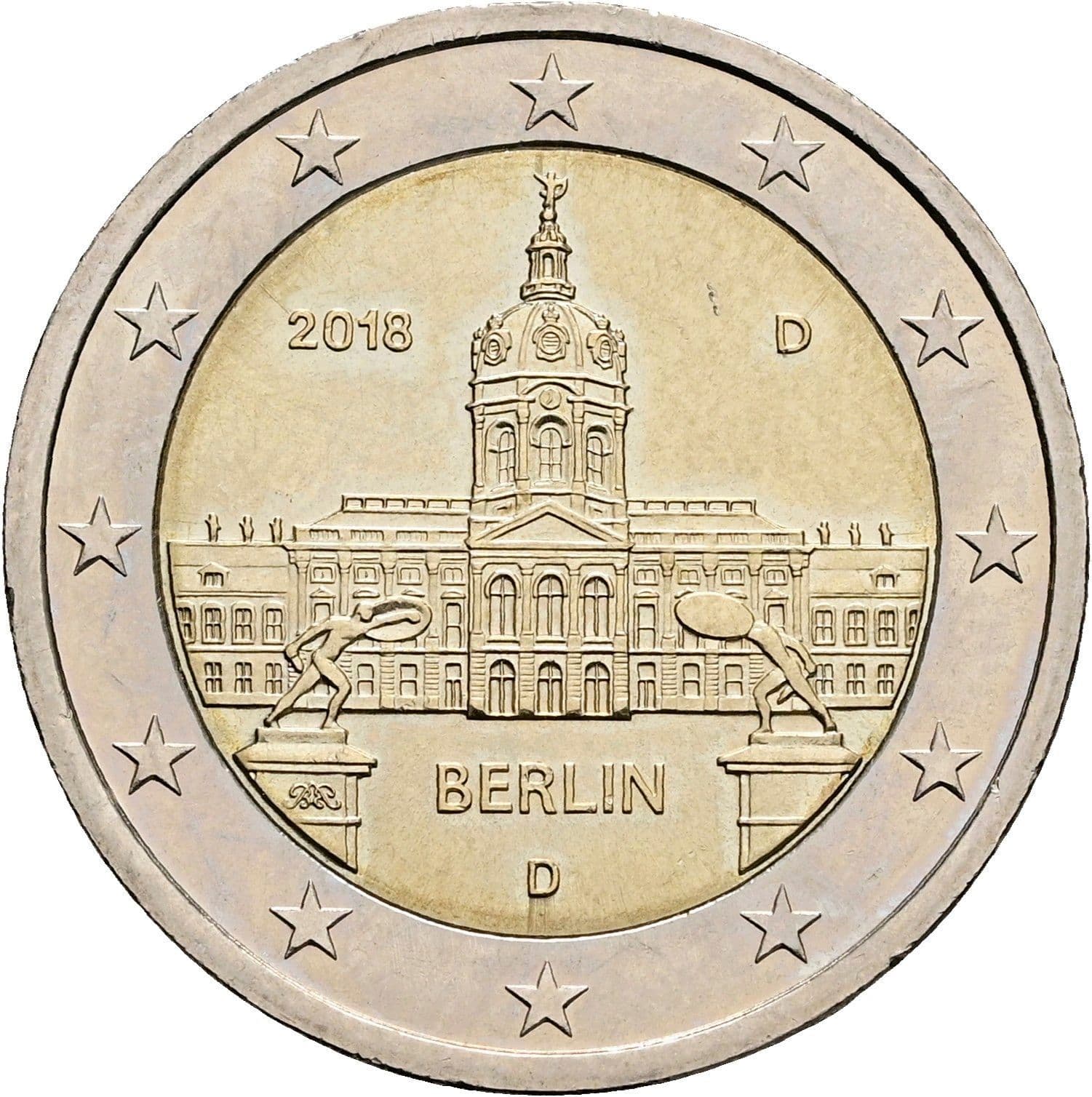 2 Euro 2018 D – Rückseite