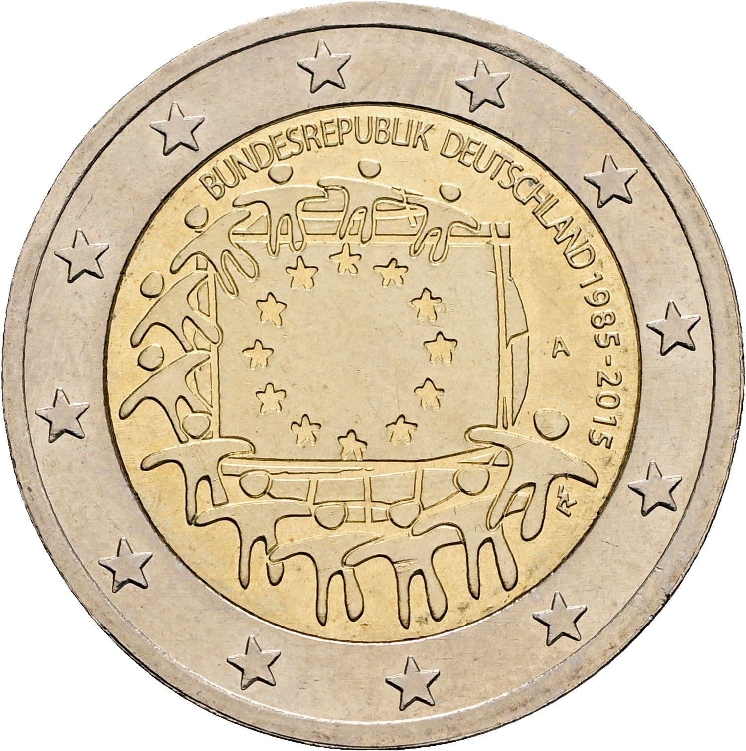 2 Euro 2015 A – Rückseite