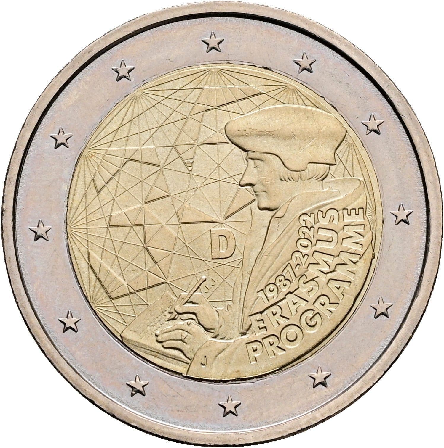 2 Euro 2022 J – Rückseite