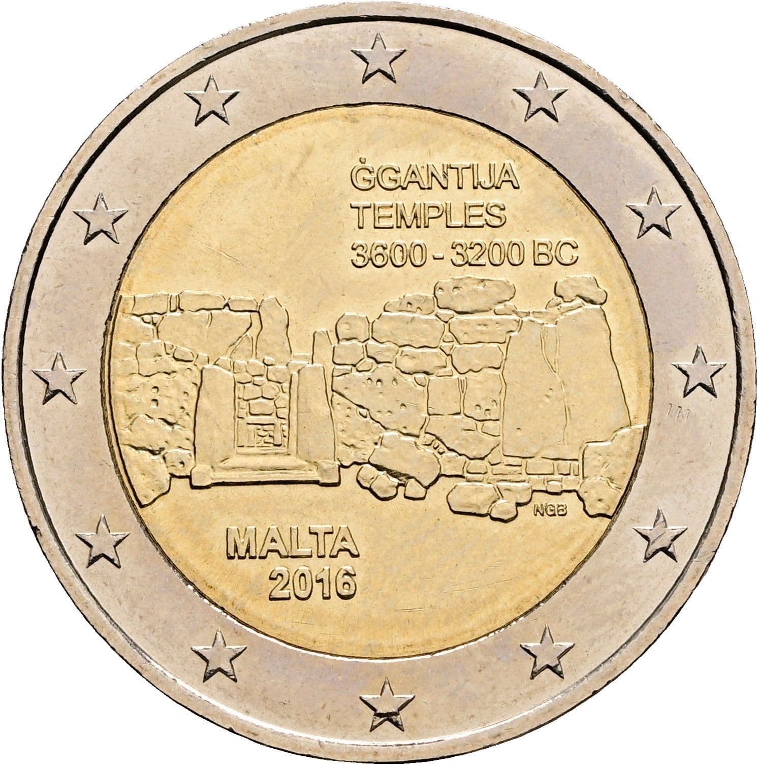 2 Euro 2016 – Rückseite