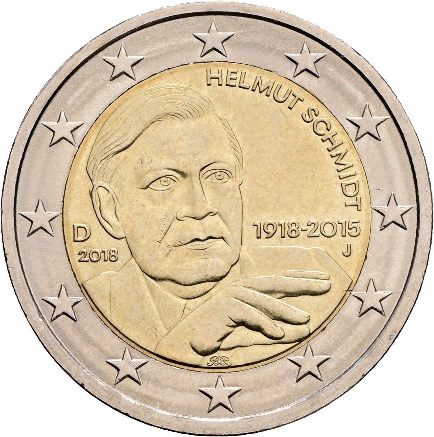 2 Euro 2018 J – Rückseite