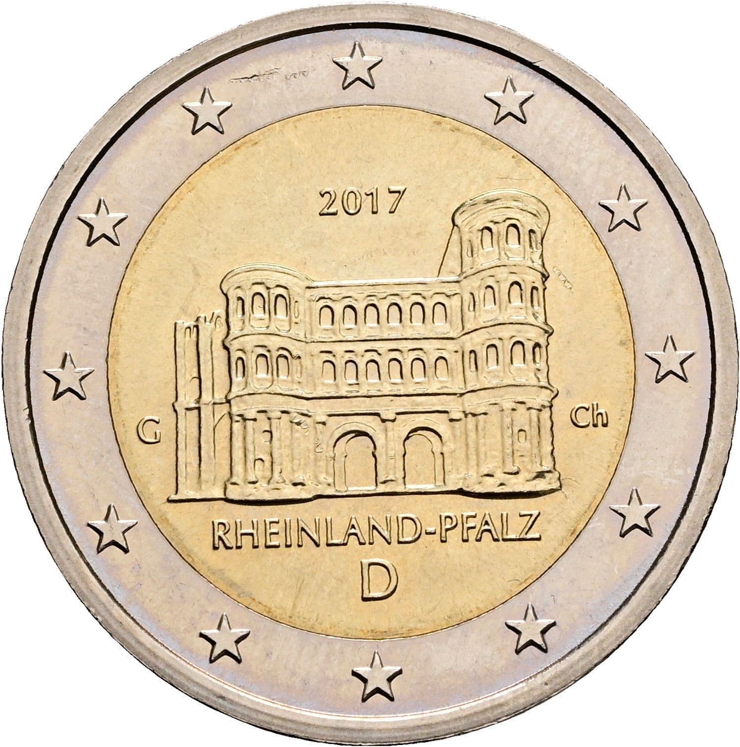 2 Euro 2017 G – Rückseite