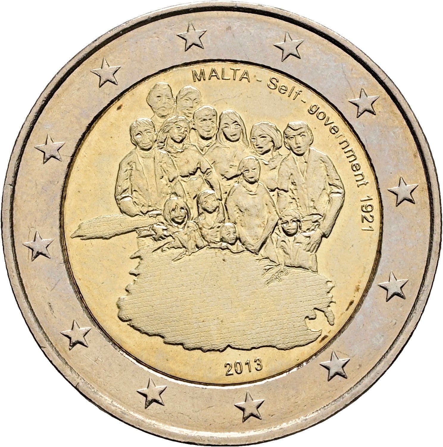 2 Euro 2013 – Rückseite