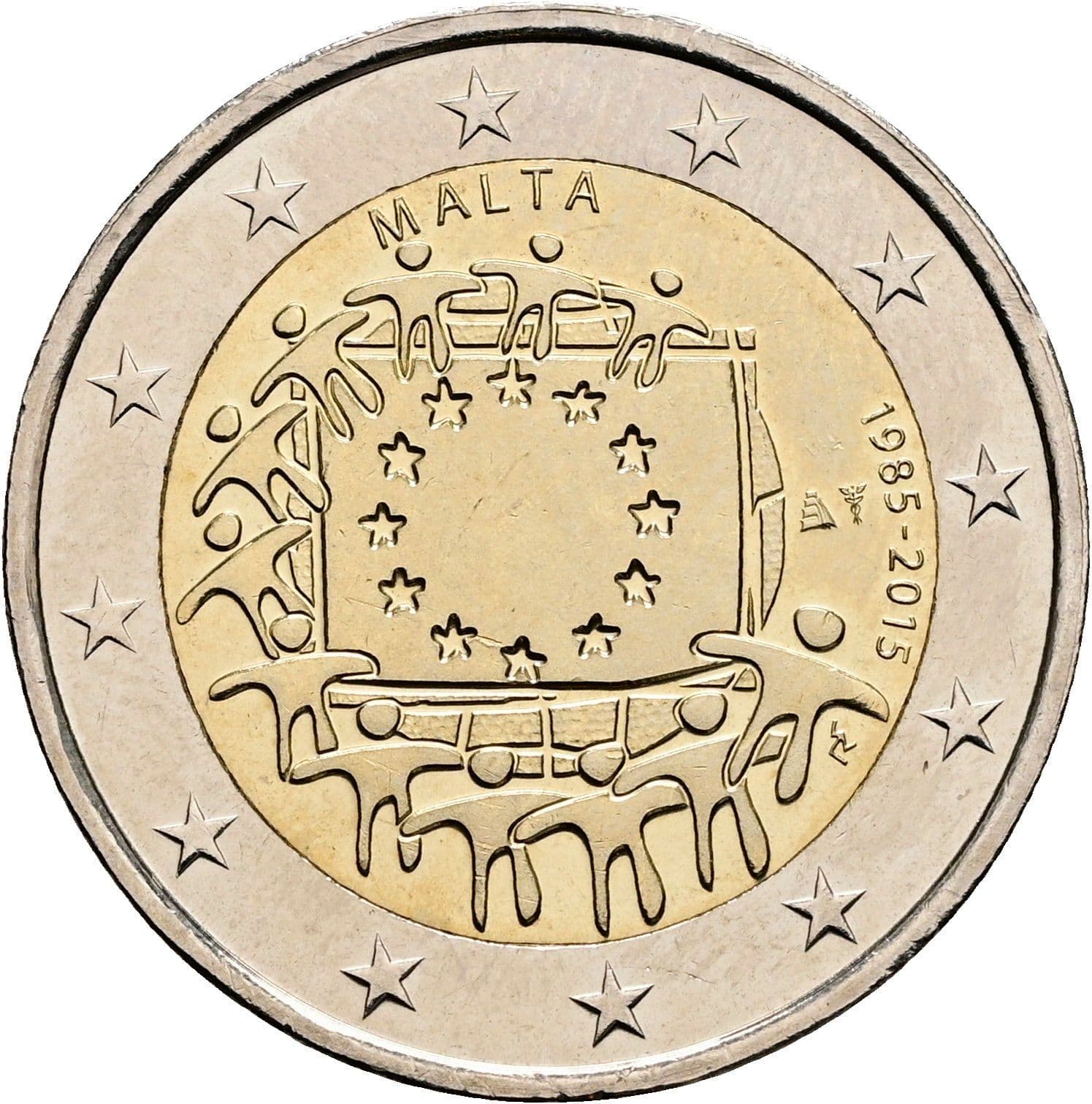 2 Euro 2015 – Rückseite