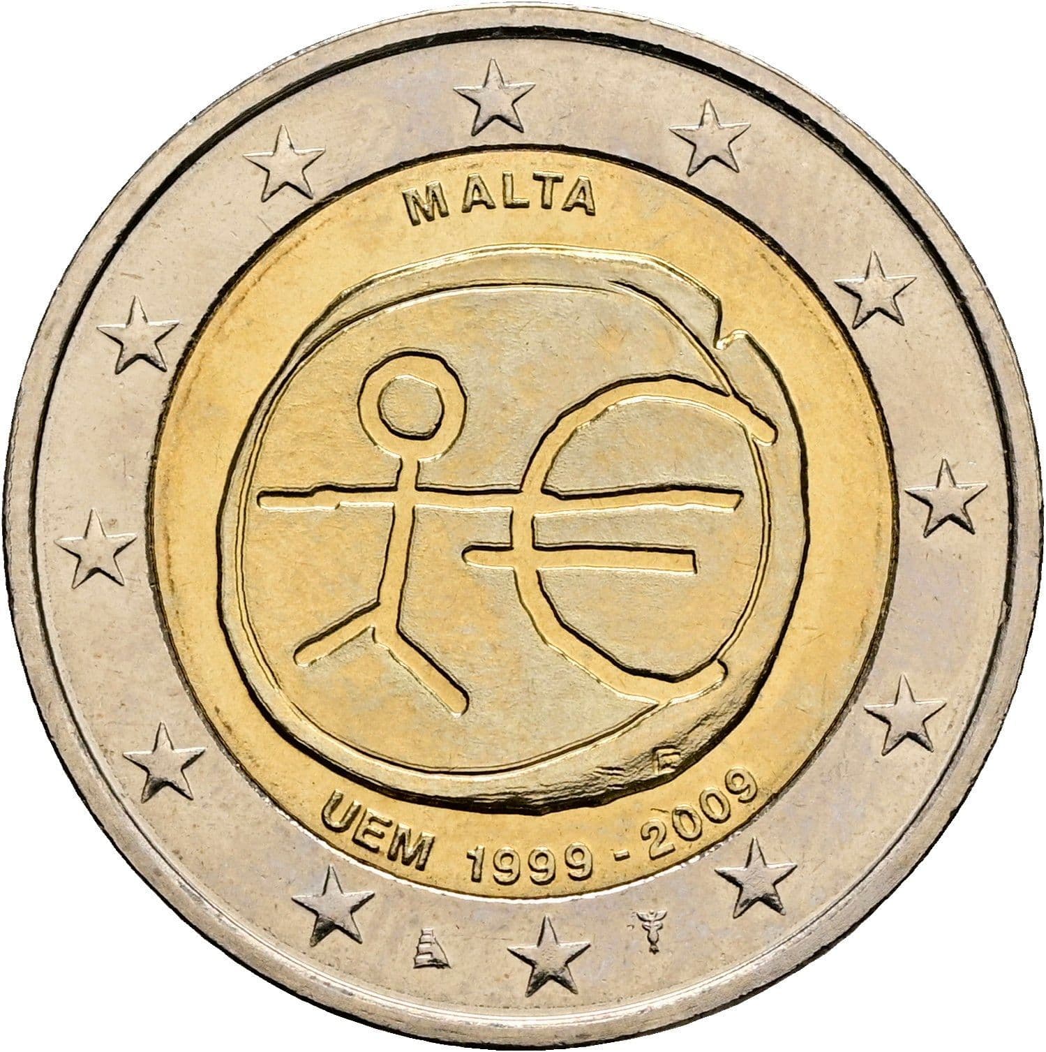 2 Euro 2009 – Rückseite