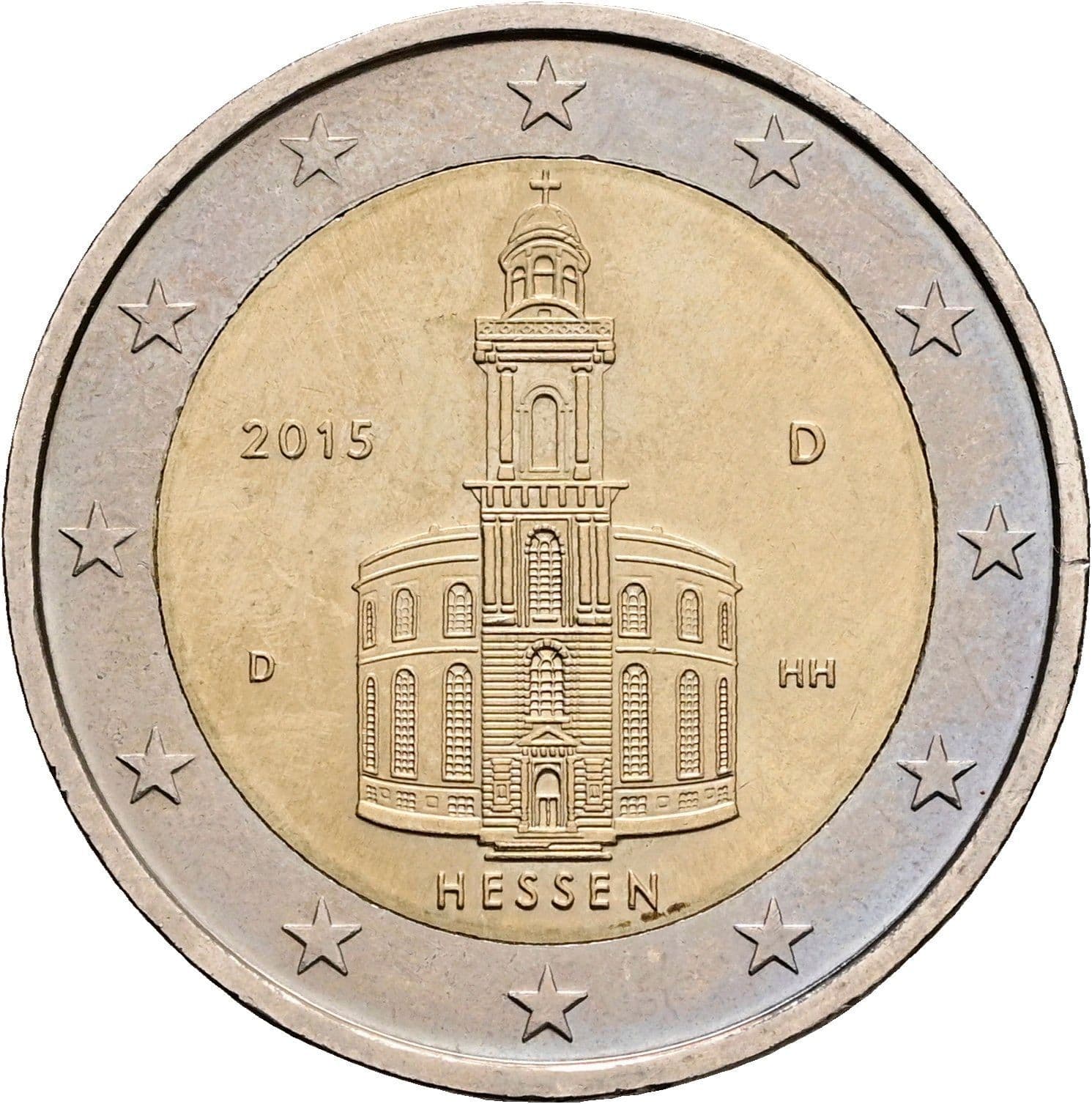 2 Euro 2015 D – Rückseite