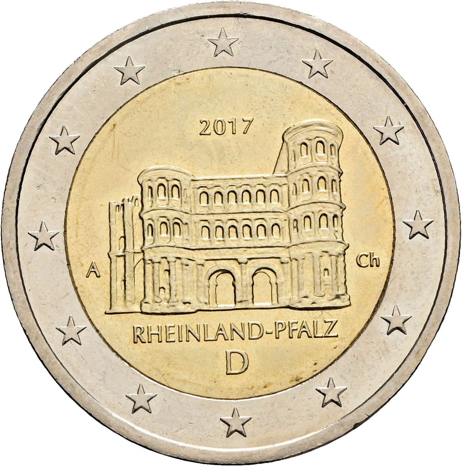 2 Euro 2017 A – Rückseite