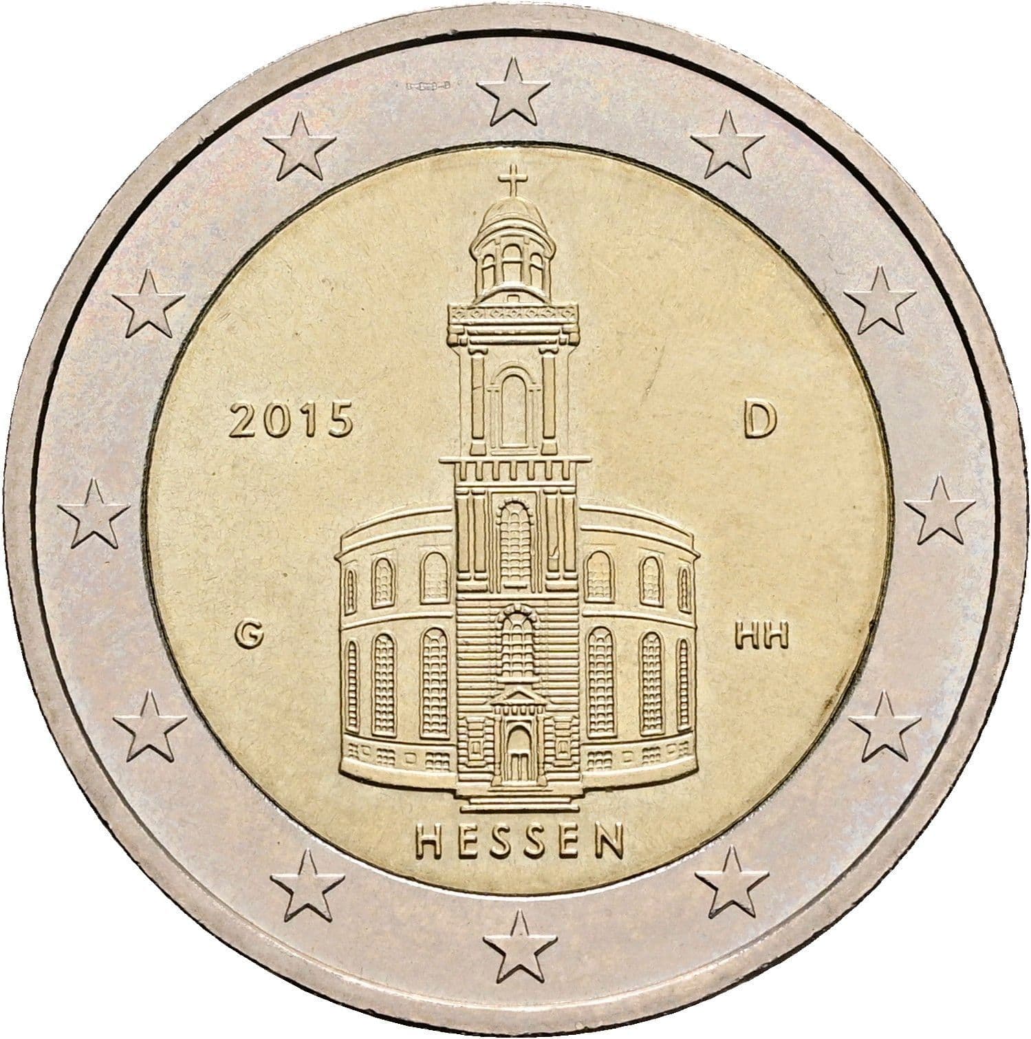 2 Euro 2015 G – Rückseite