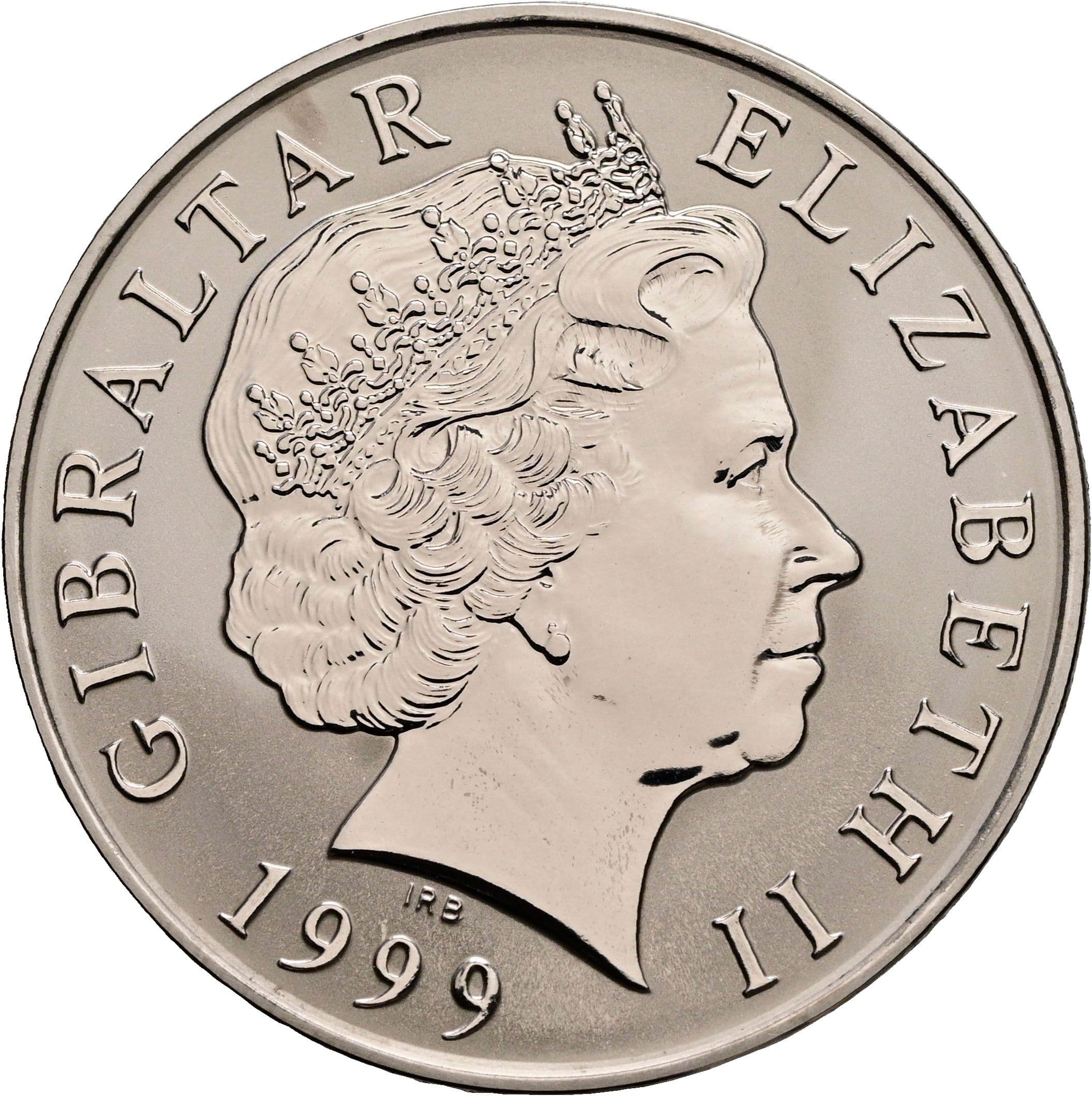 5 Pounds Elisabeth II. 1952-2022 1999 – Vorderseite
