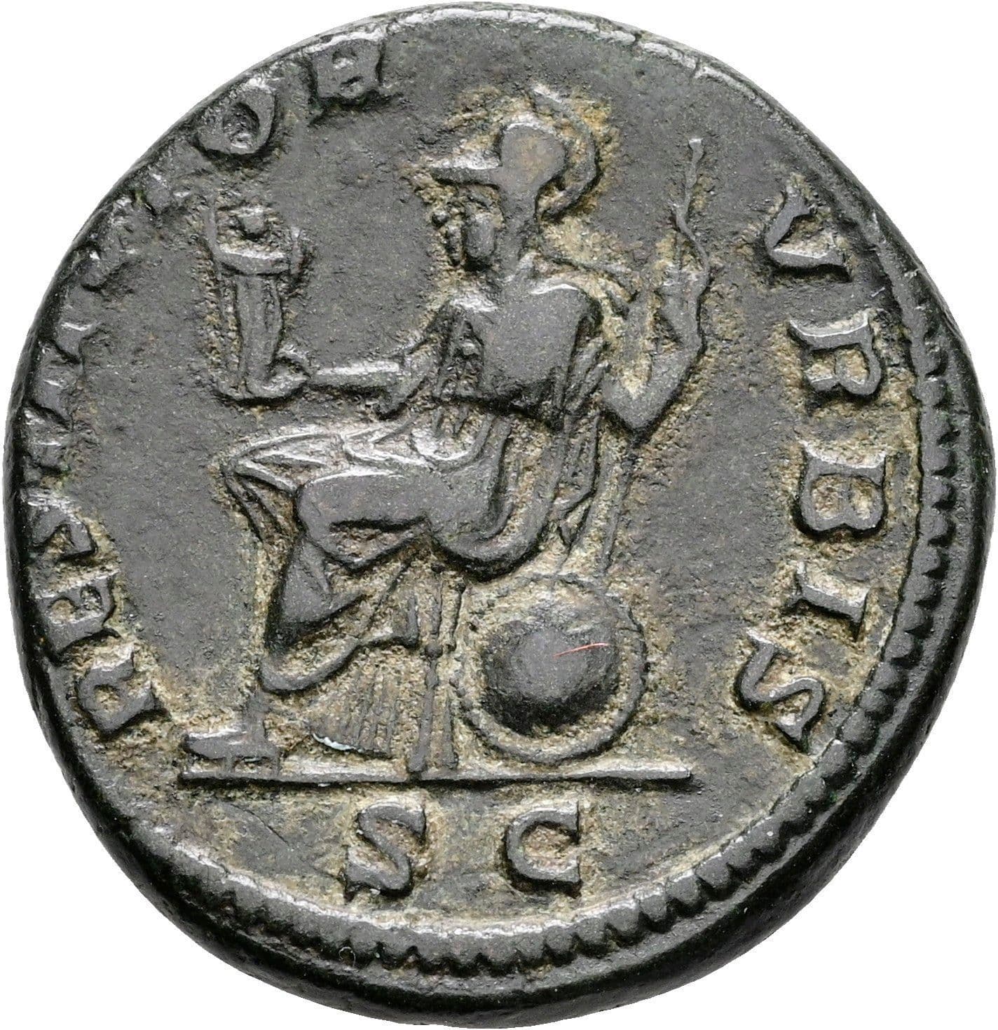 As Caracalla 198-217 AC 206 AC – Rückseite