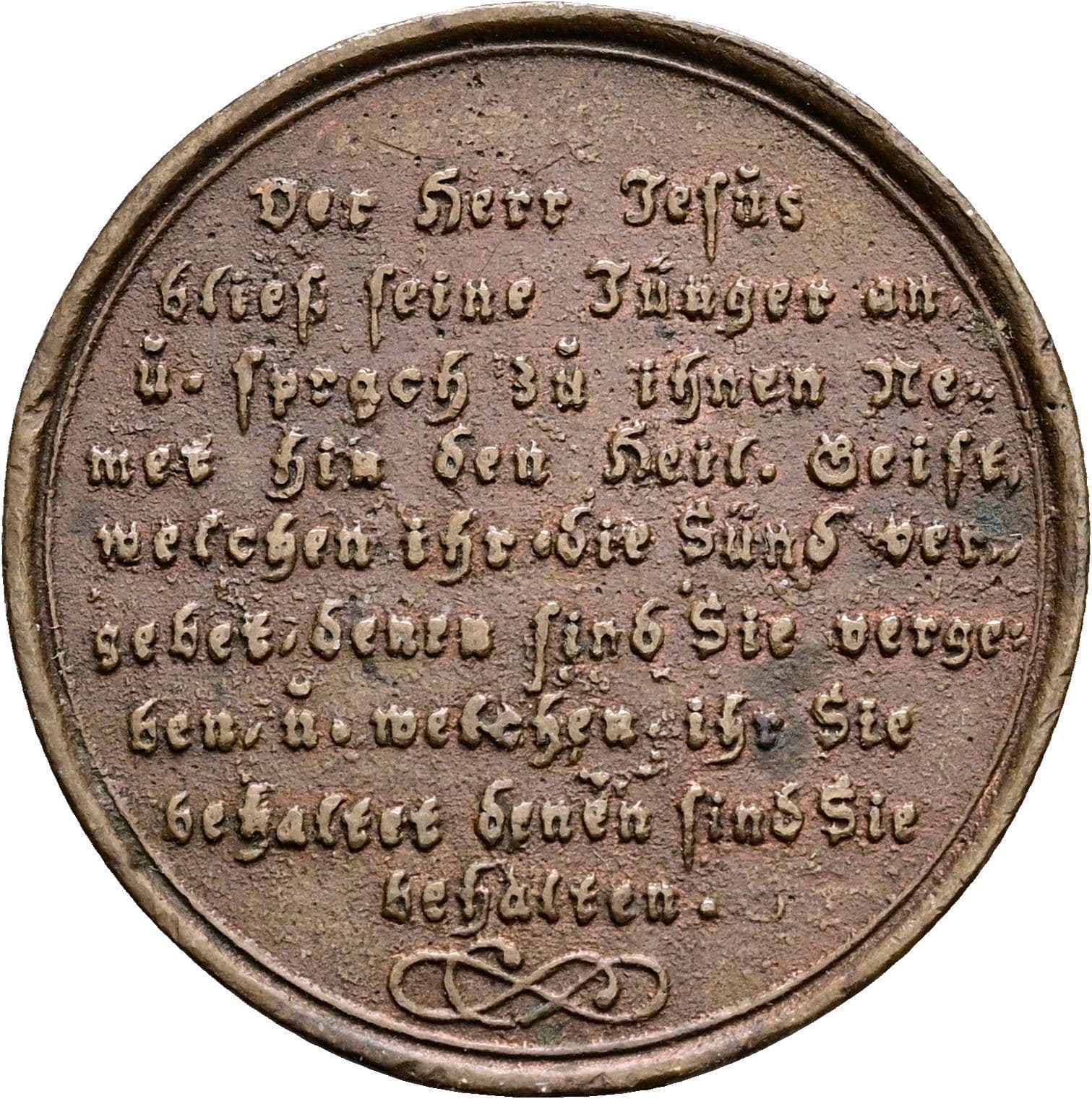 Religiöse AE Medaille