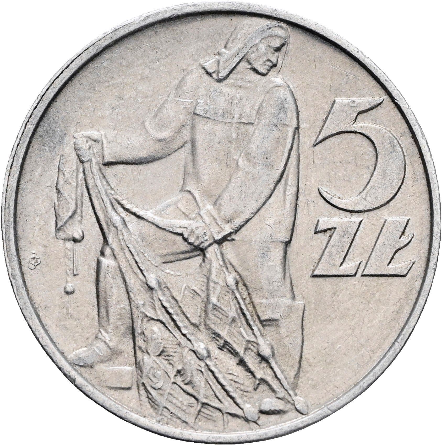 5 Zlotych 1974 – Vorderseite