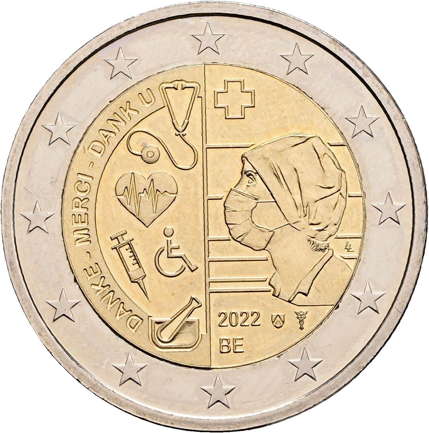 2 Euro 2022 – Rückseite