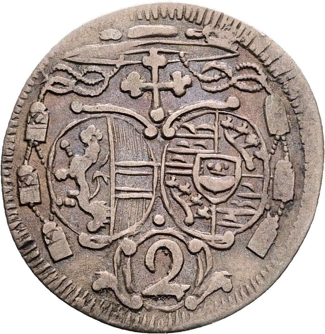 1/2 Landbatzen Leopold Anton Eleutherius Freiherr von Firmian 1727-1744 Salzburg 1731 – Vorderseite
