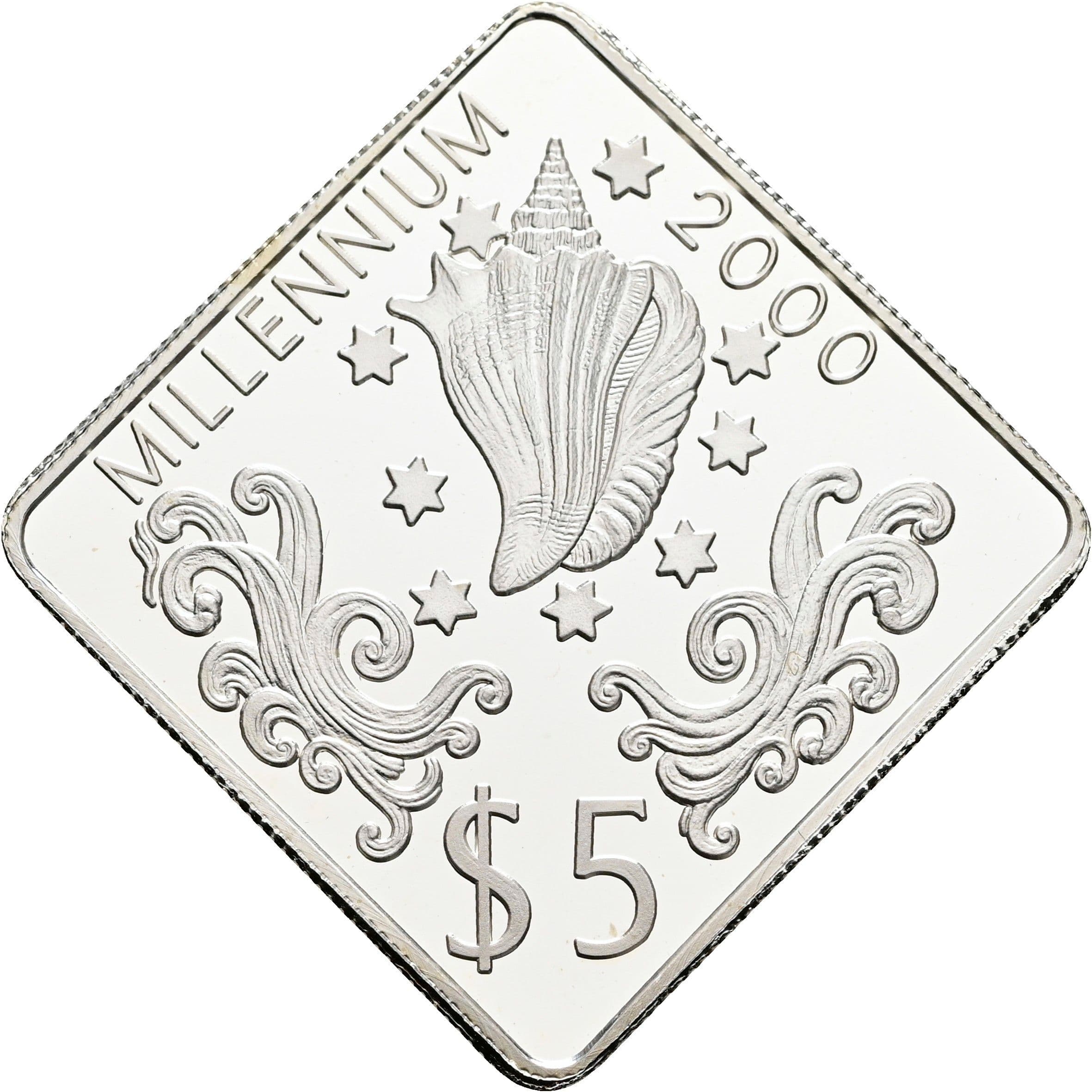 5 Dollars Elisabeth II. 1952-2022 1998 – Rückseite