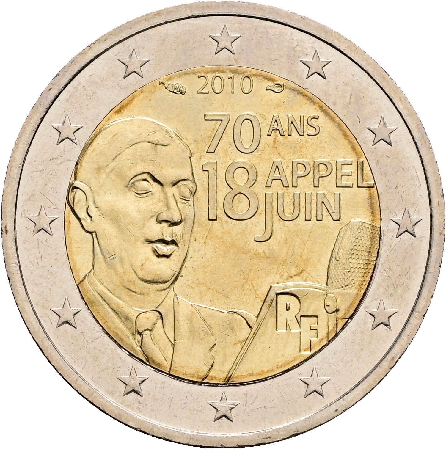 2 Euro 2010 – Rückseite