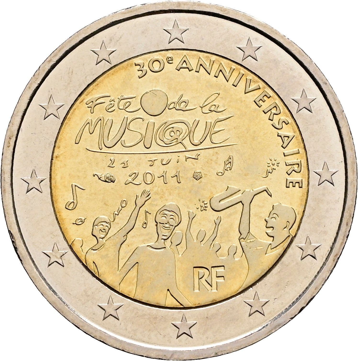 2 Euro 2011 – Rückseite