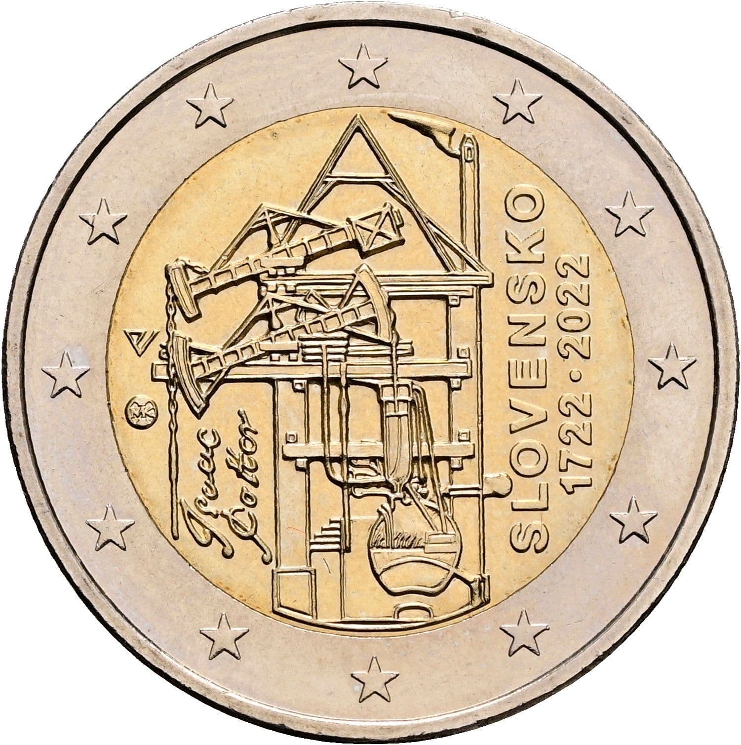 2 Euro 2022 – Rückseite