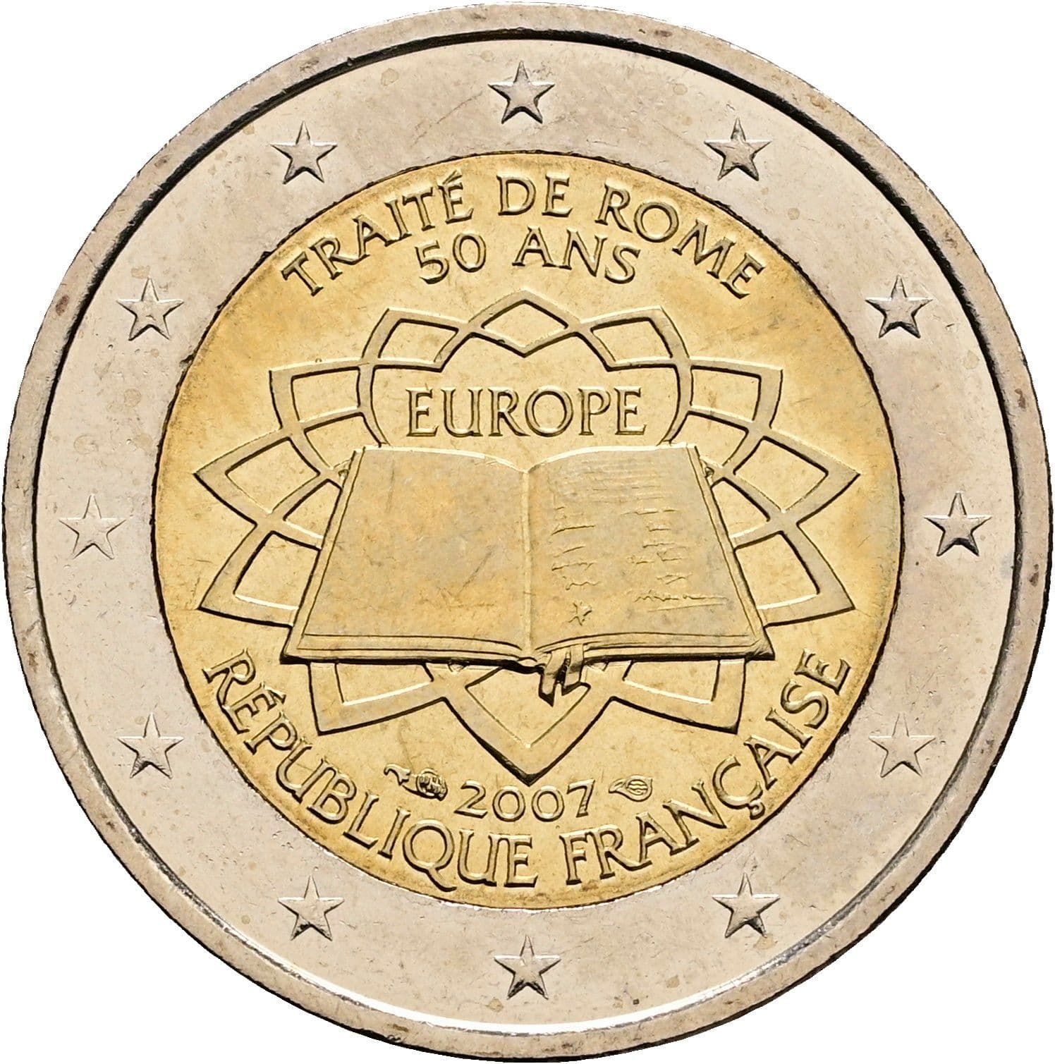 2 Euro 2007 – Rückseite