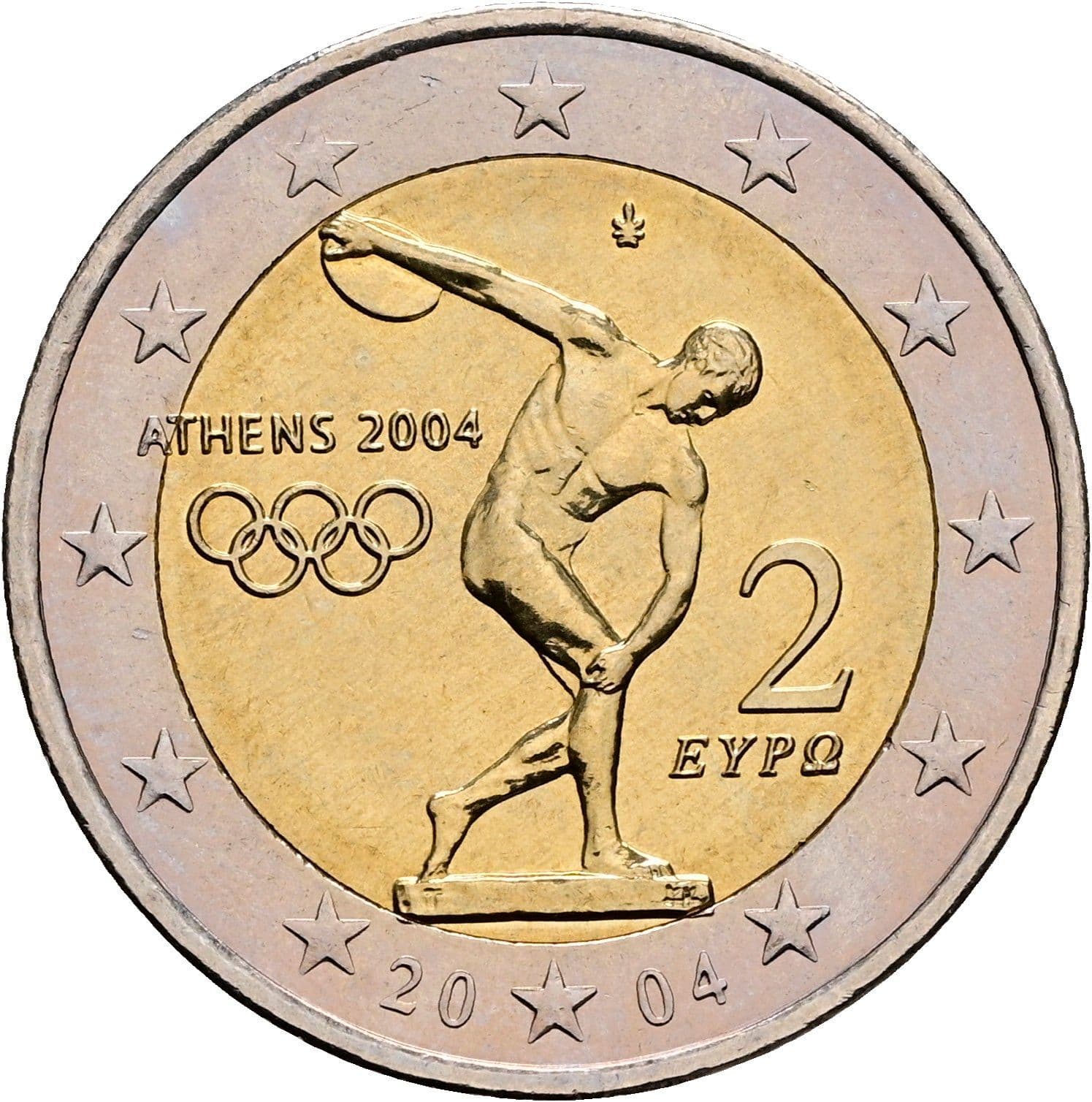 2 Euro 2004 – Rückseite