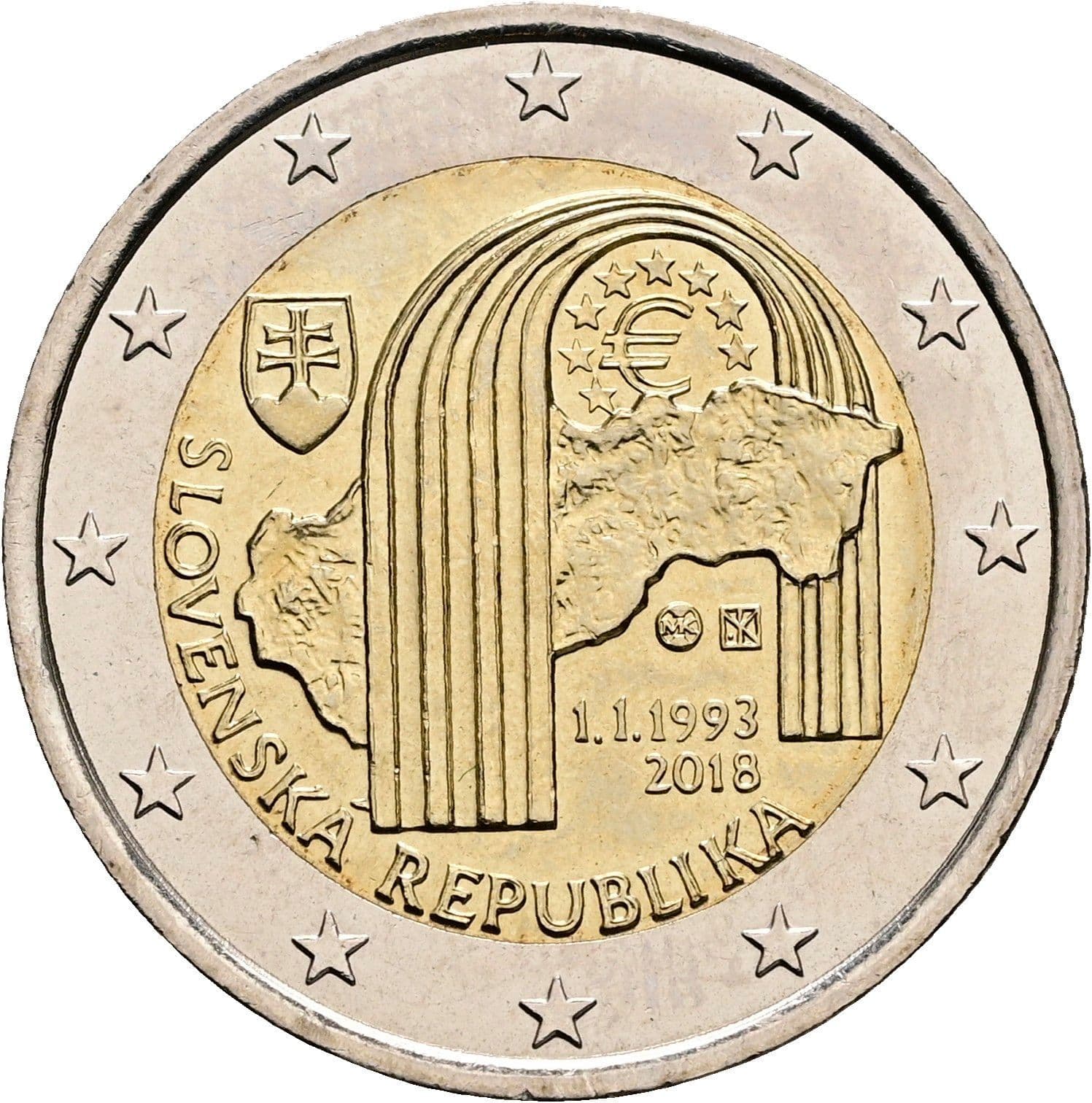 2 Euro 2018 – Rückseite