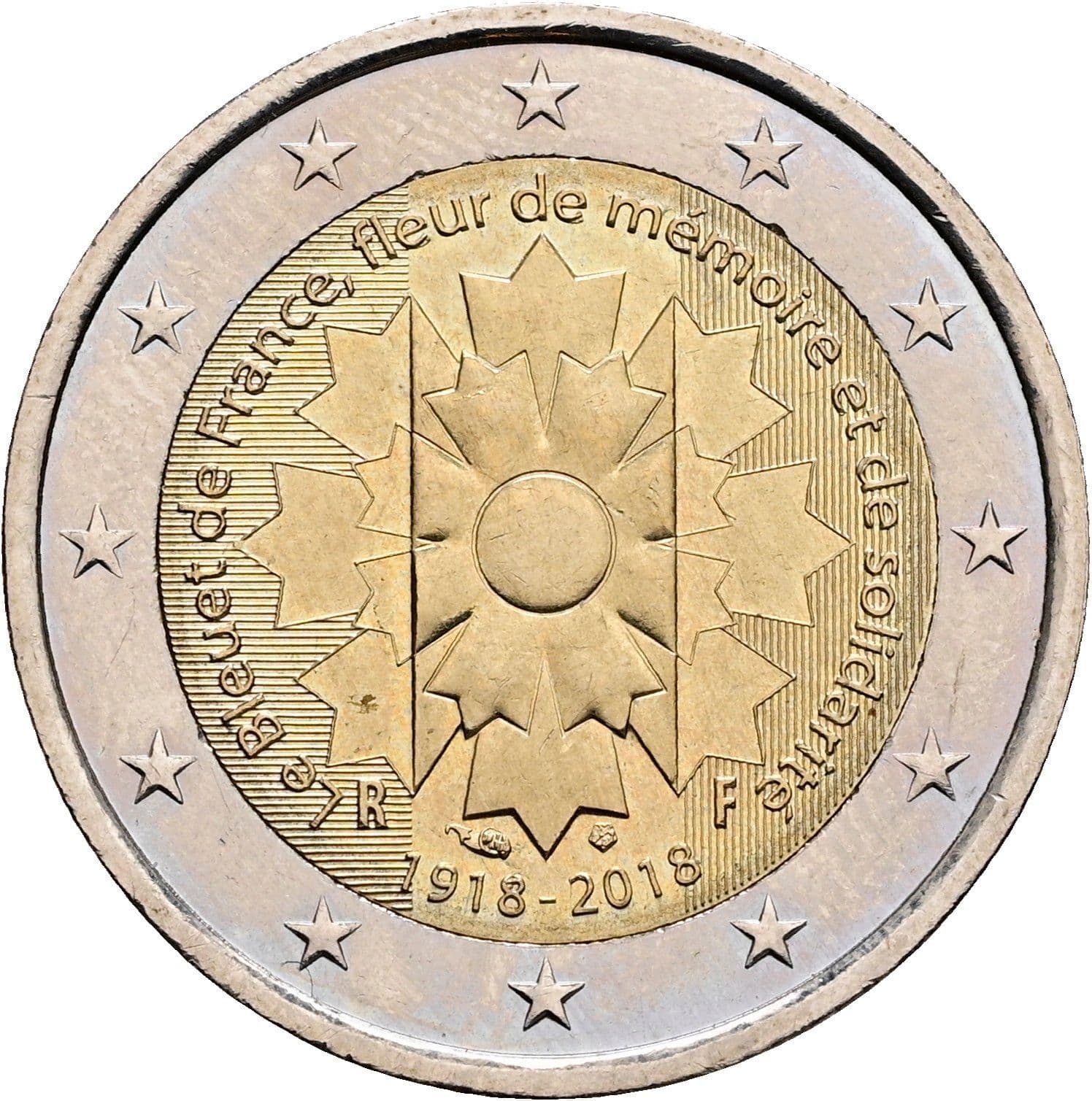2 Euro 2018 – Rückseite