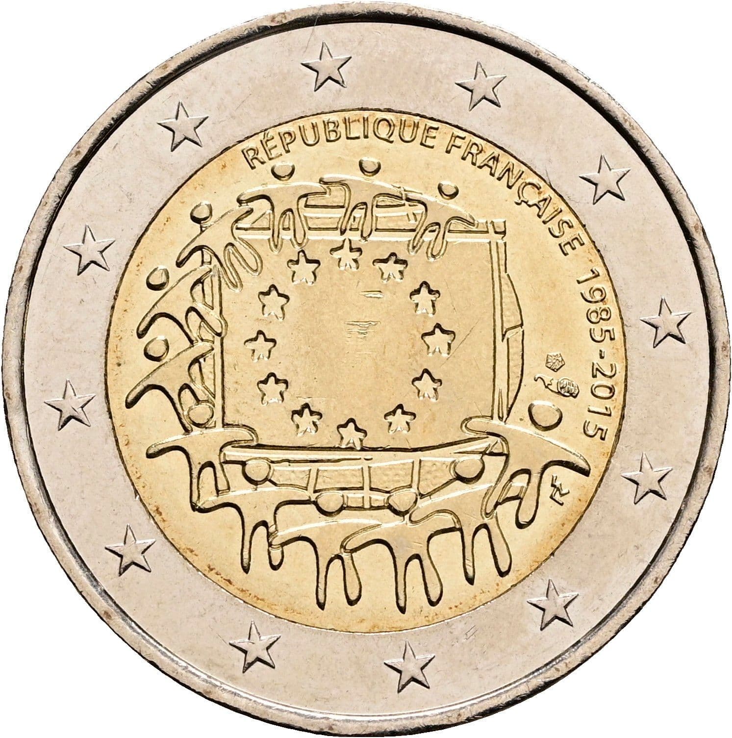 2 Euro 2015 – Rückseite