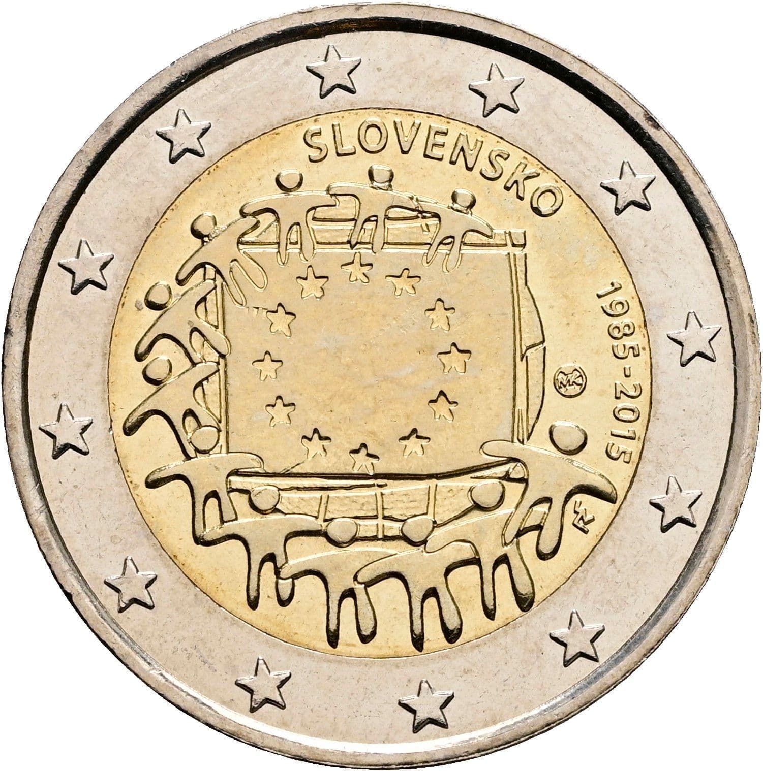 2 Euro 2015 – Rückseite